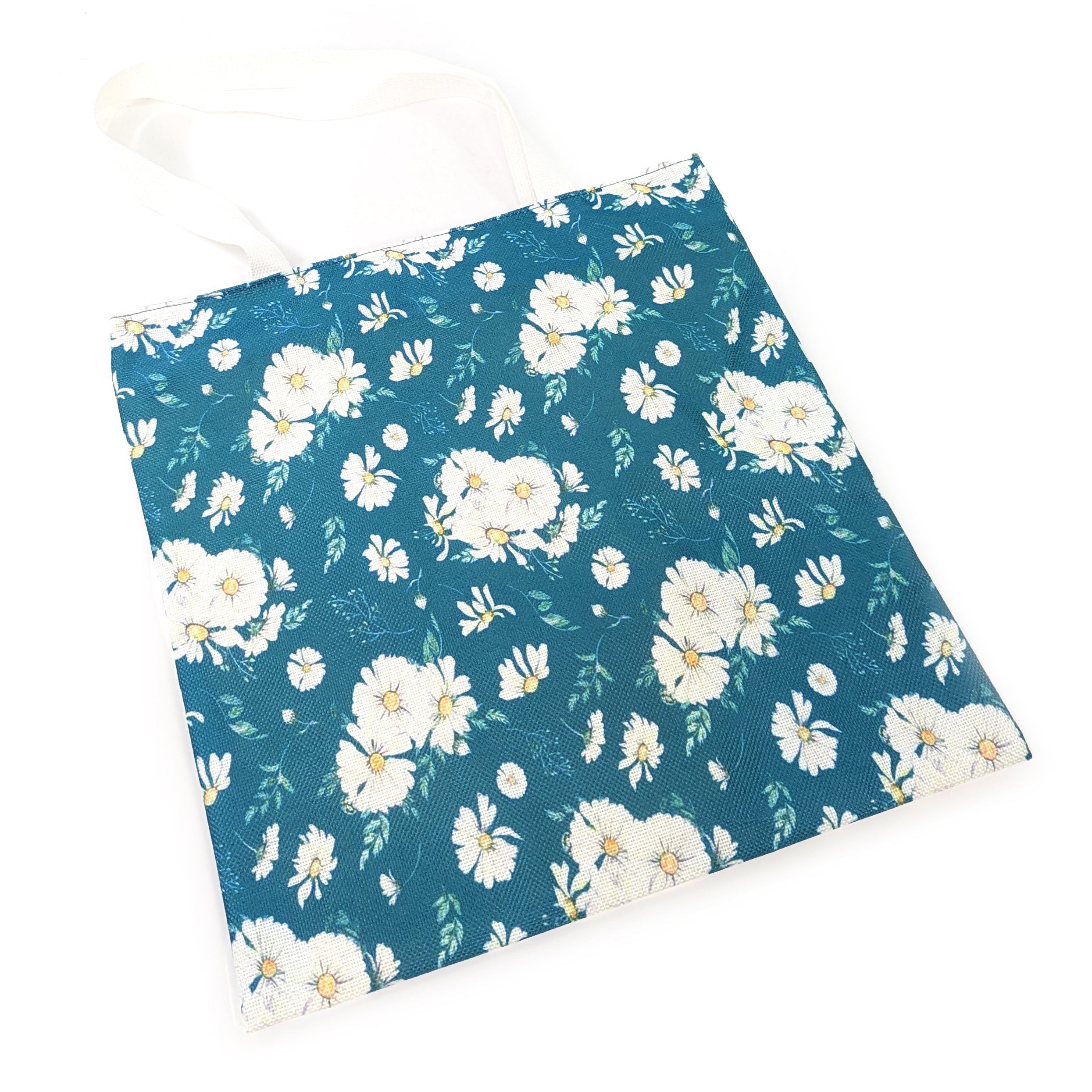 Stylish Daisy Print Shoulder Shopping Bag for Women - Trendy & Durable Crossbody Tote - Perfect for Groceries, Beach, Work & Travel