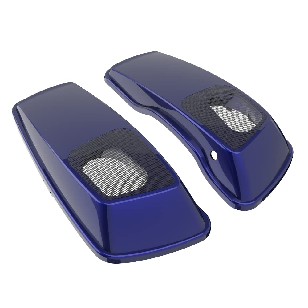Premium 6X9 Saddlebag Speaker Lids for 2014-2023 Harley Davidson Touring Bikes - Color Matched Replacement Covers - Perfect for Road Trips & Music Lovers