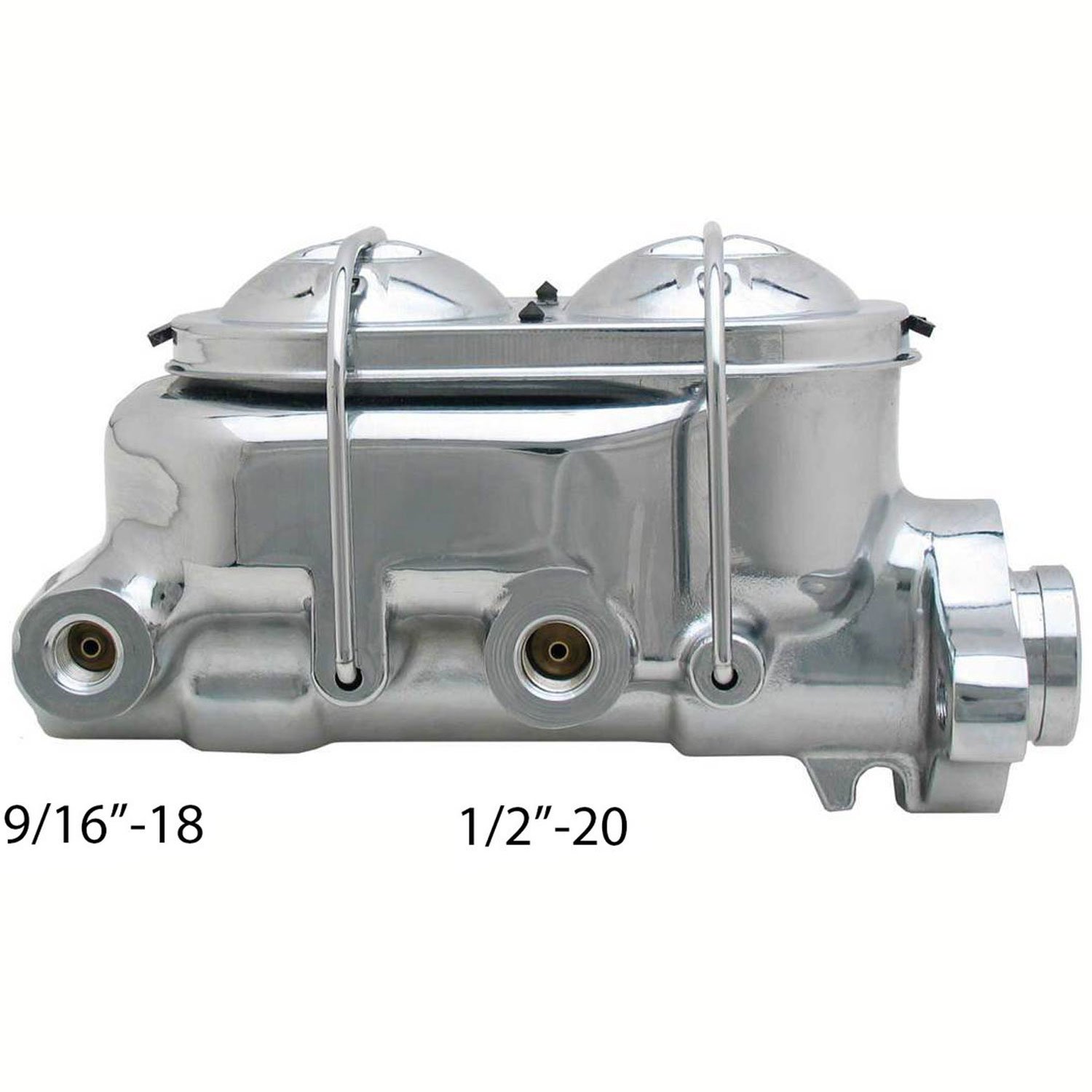 JEGS 631016 Master Cylinder & Booster Kit - High Performance Brake System Upgrade for Chevy, Ford, Dodge - Perfect for Classic Car Restoration & Hot Rod Builds