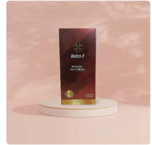 Retro Hair Growth Serum for Women & Men - Dhanuom Hair Fall Control & Regrowth Treatment (60ml) | Natural Solution for Thinning Hair, Baldness & Scalp Care | Perfect for Daily Use & Hair Care Routine