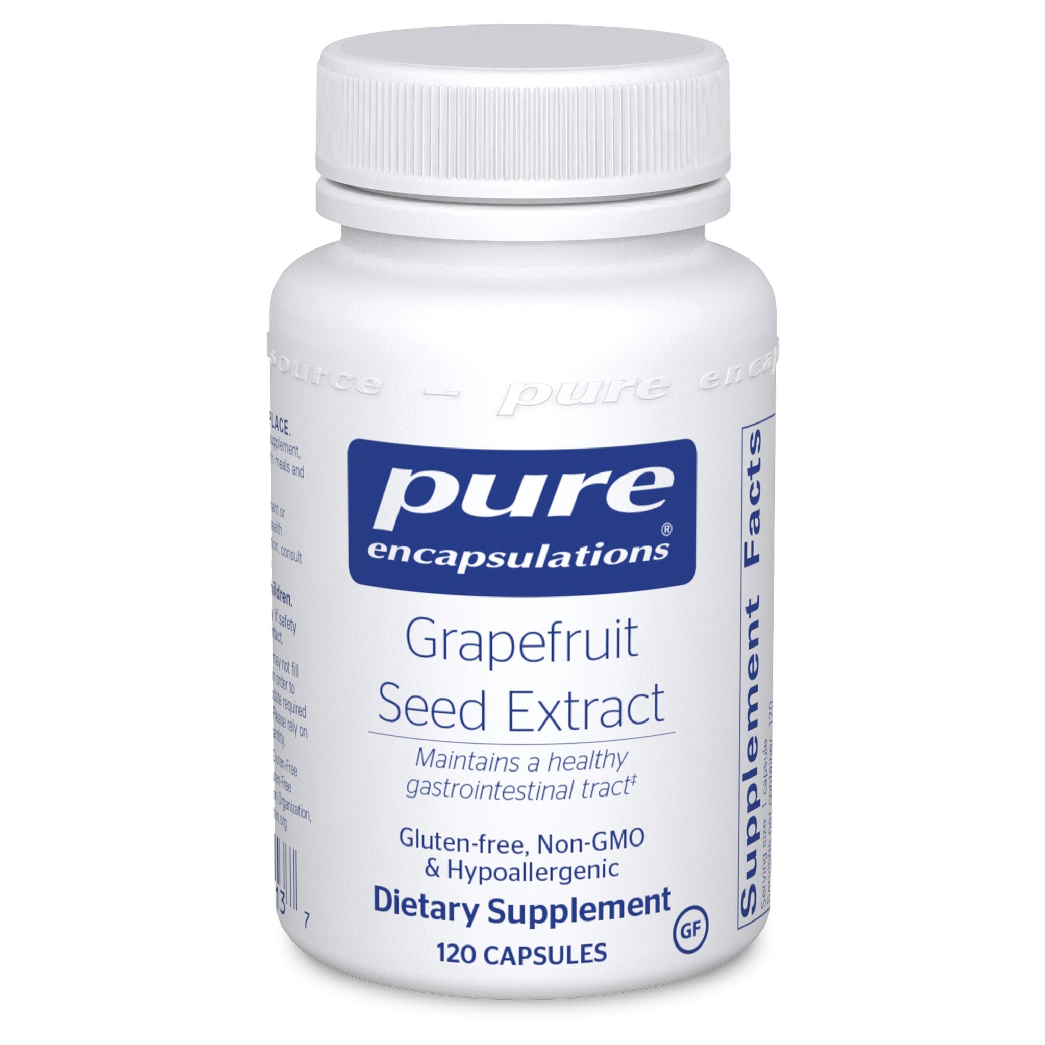 Pure Encapsulations Grapefruit Seed Extract Supplement 250mg | Natural Immune Support & Antioxidant | Vegan, Non-GMO | For Daily Wellness & Digestive Health