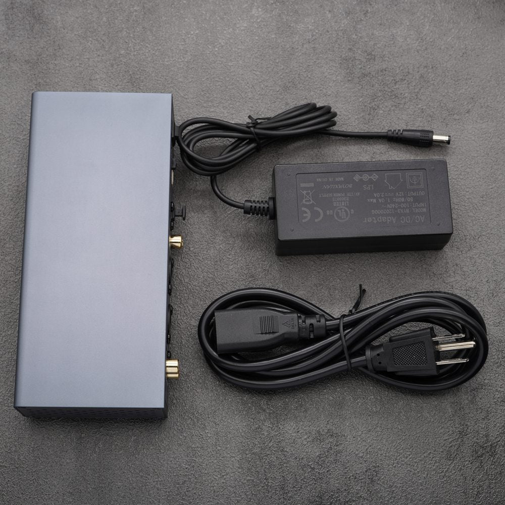 xDuoo MU 604 High Performance DAC with Dual ES9038Q2M Chips - Supports DSD256 & 32bit/768kHz - Perfect for Audiophiles & Home Audio Systems
