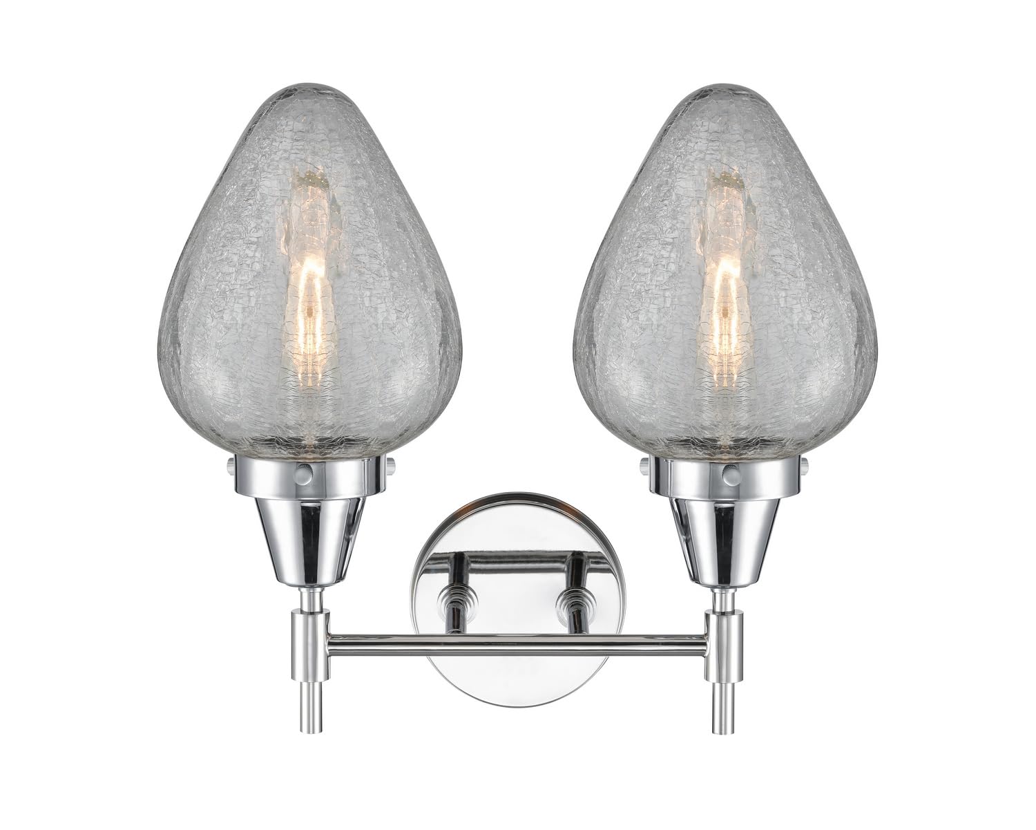 Innovations 447-2W-PC-G165-LED Chrome Finish Transitional LED Bathroom Vanity - Modern Lighting for Bathroom Makeovers & Home Renovations