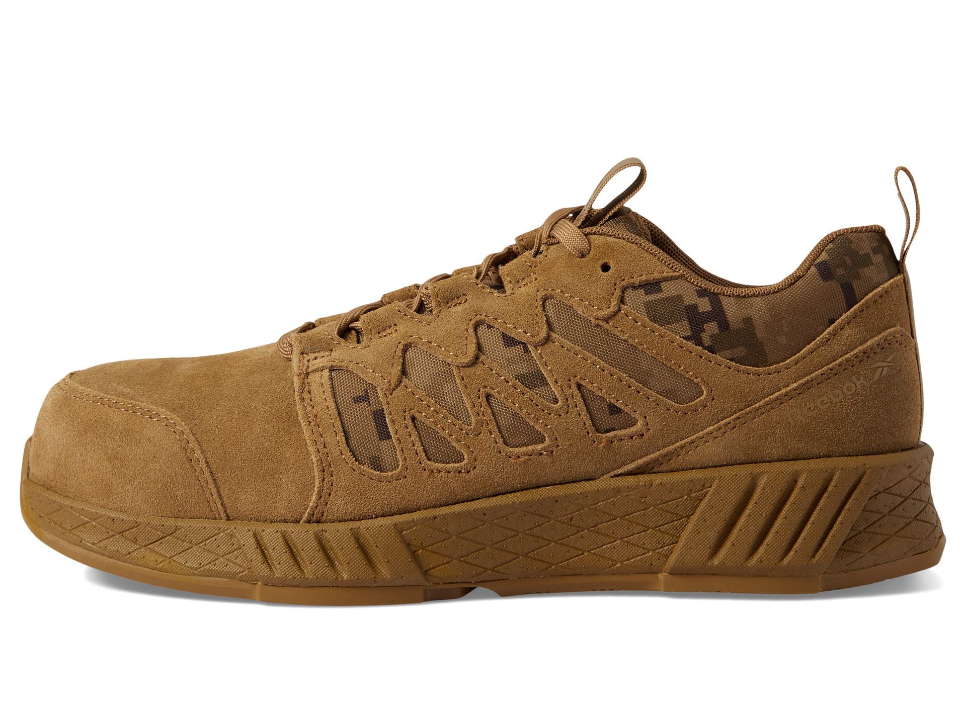 Reebok Men's Rb4382 Floatride Energy Tactical Boot - Coyote Color | Lightweight Work & Safety Shoes for Construction, Hiking & Outdoor Activities