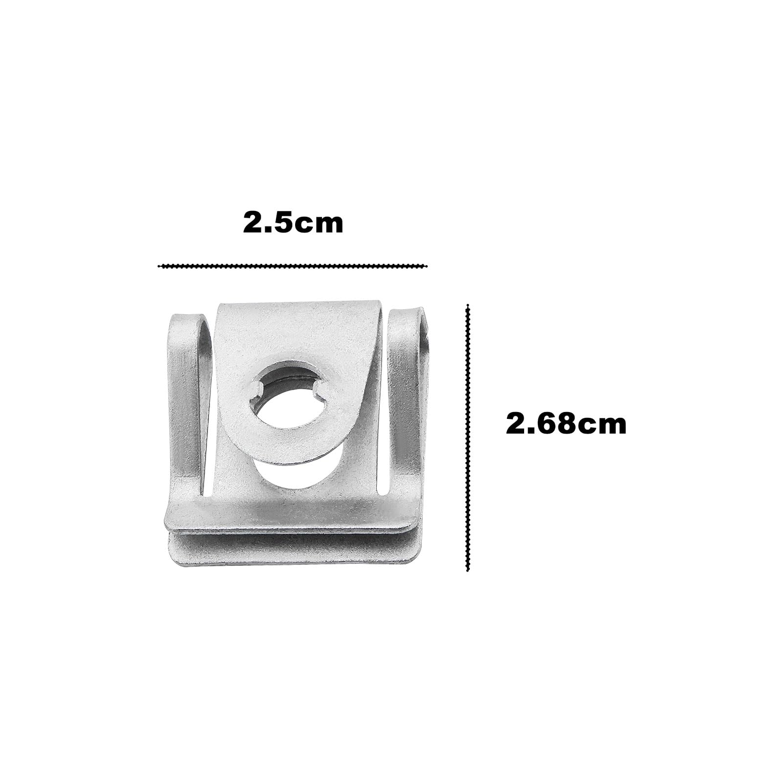 2 Sets Car Engine Cover Bolt Nuts Rotary Catch 4519880067 A4519880067 - Compatible with Smart 451 & Fortwo 2007-2015 Models - Perfect for Engine Cover Repair and Maintenance