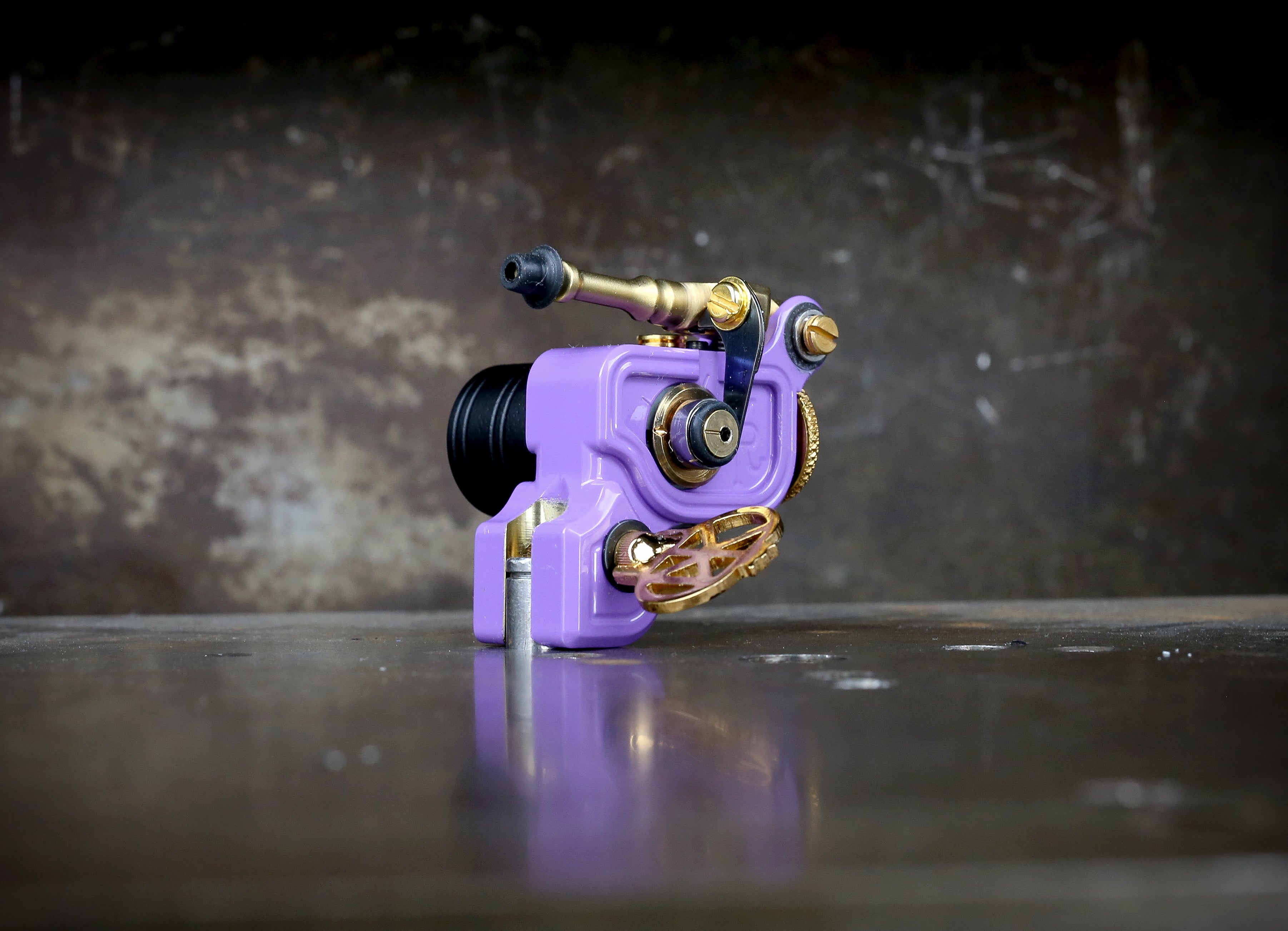 Dan Kubin Sidewinder 46er Longboard Skateboard - Purple & Gold Color - Perfect for Cruising, Commuting & Downhill Riding