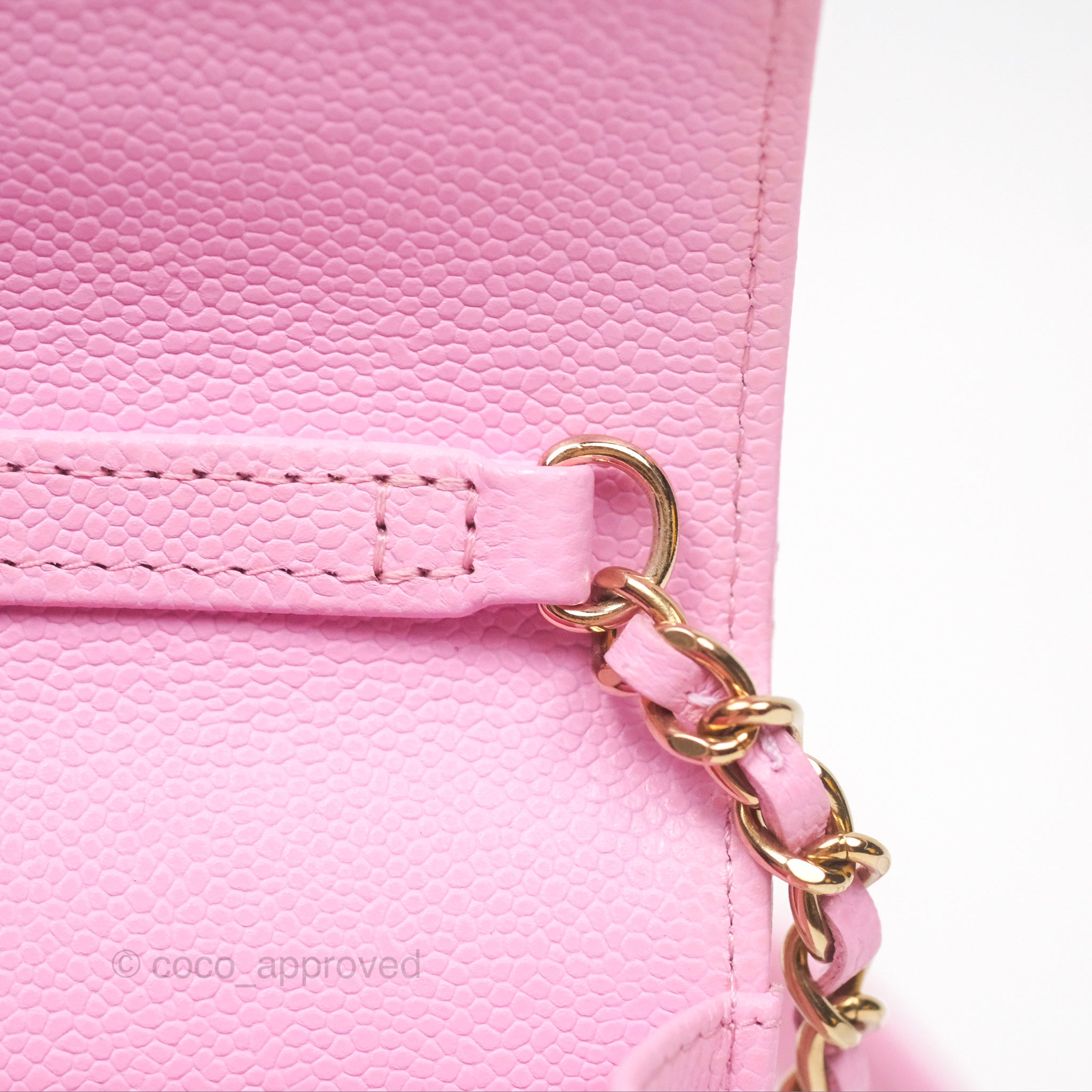 Chanel Business Affinity Clutch with Chain - Pink Caviar Leather & Gold Hardware - Luxury Evening Bag for Women, Perfect for Parties & Special Occasions