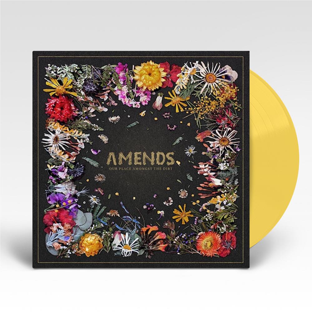 Amends - Our Place Amongst the Dirt Limited Edition Yellow Vinyl LP | Indie Rock Record for Collectors & Music Lovers | Perfect for Home Listening & Vinyl Collections