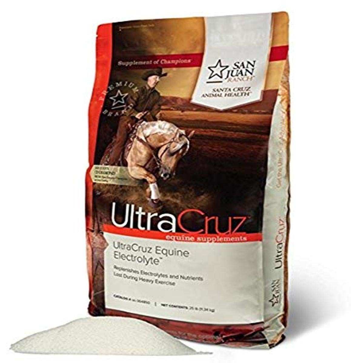 UltraCruz Electrolyte Supplement Powder for Horses - 25 lb | Replenish Hydration & Minerals | Ideal for Performance, Recovery & Hot Weather Riding