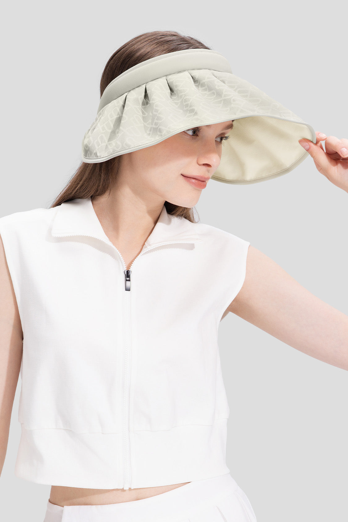 Yuni S24 UPF50+ Women's Sun Visor Hat for Running, Golf, Hiking & Outdoor Activities - UV Protection Summer Sports Hat