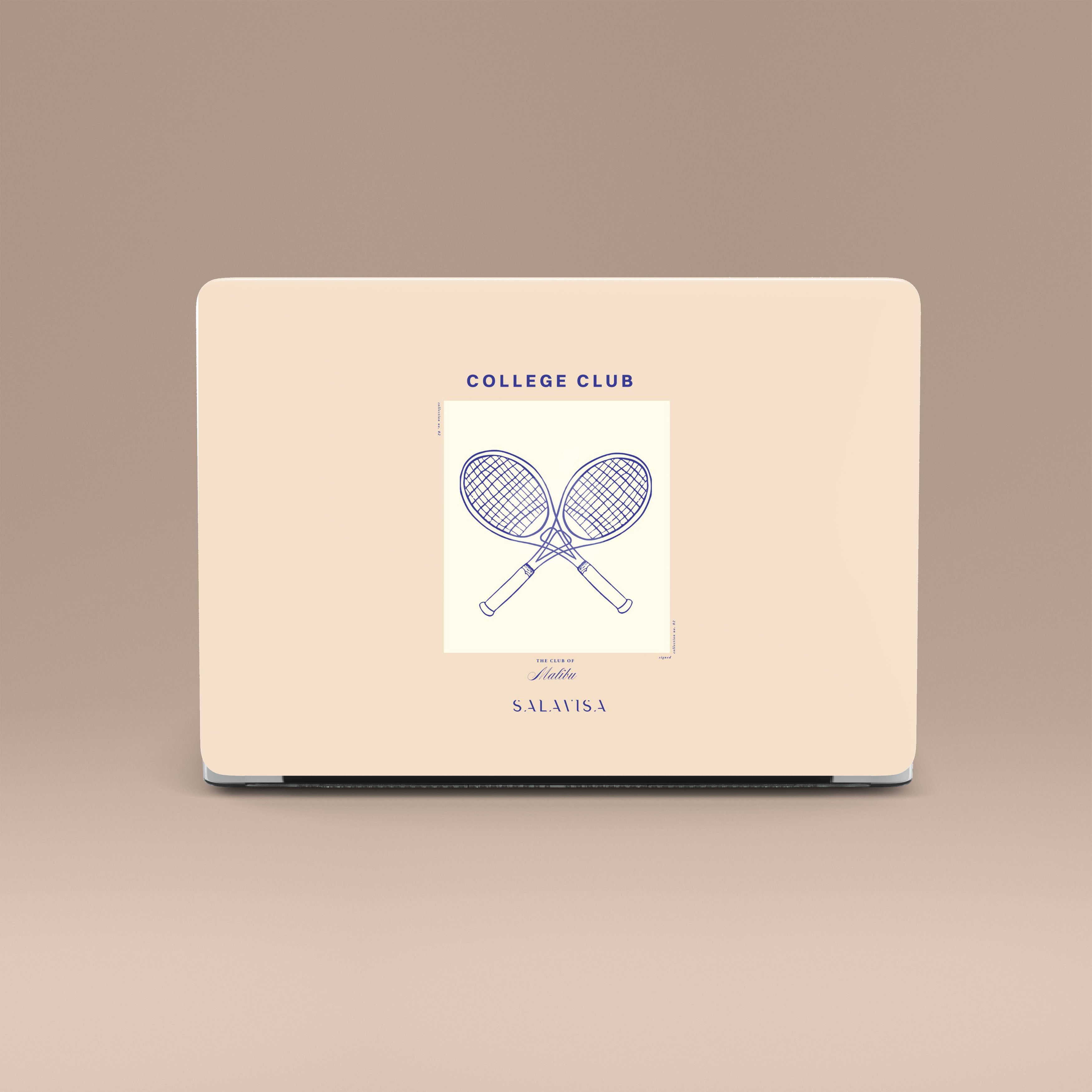 Beige Malibu Club MacBook Case - Premium Protective Cover for MacBook Air/Pro - Slim & Durable Laptop Sleeve for Work, Travel & School