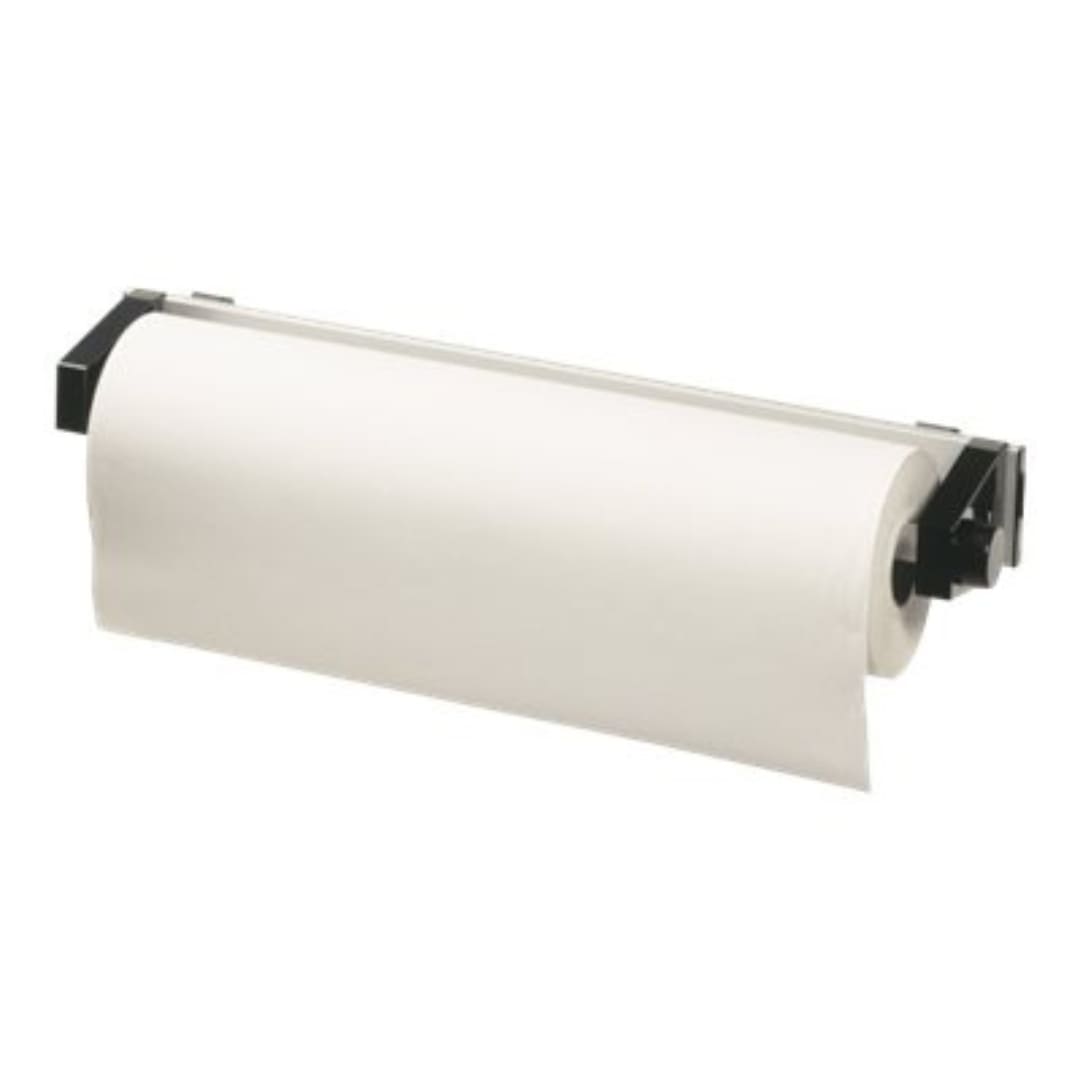 Tork C1 Black Couch Roll Dispenser - Heavy-Duty Paper Towel Holder for Restaurants, Offices & Home Use (Model 129184)