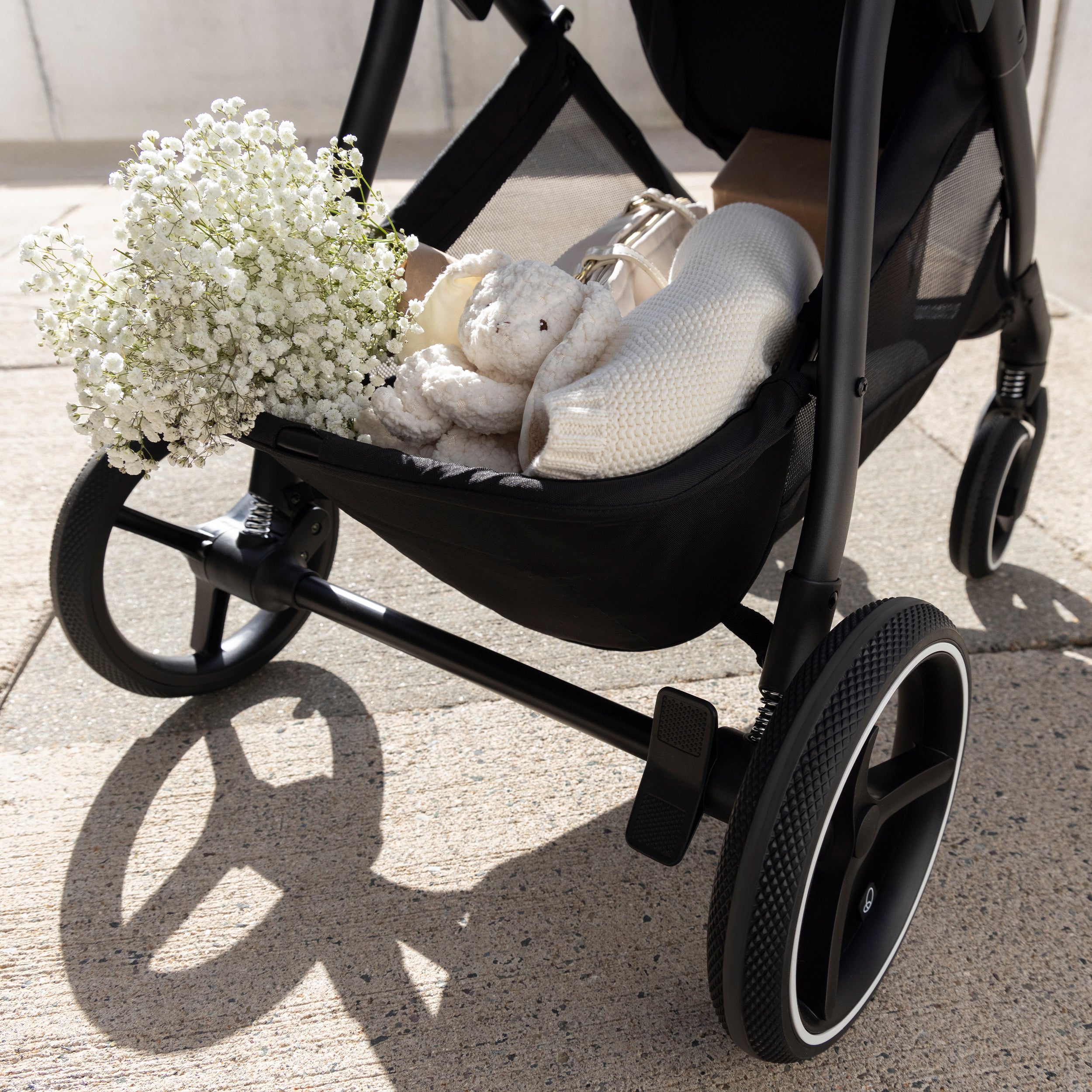 Evenflo Shyft Intuiti+ Lightweight Travel Stroller for Infants & Toddlers - Compact Fold, Adjustable Canopy, All-Terrain Wheels - Perfect for City Walks, Shopping & Air Travel