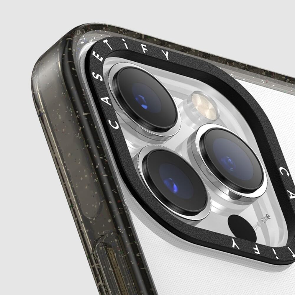 CASETiFY iPhone 13 Pro Case - Shockproof & Impact Resistant Clear Black Protective Cover | Hot Sauce Design | Perfect for Outdoor Activities, Travel & Daily Protection