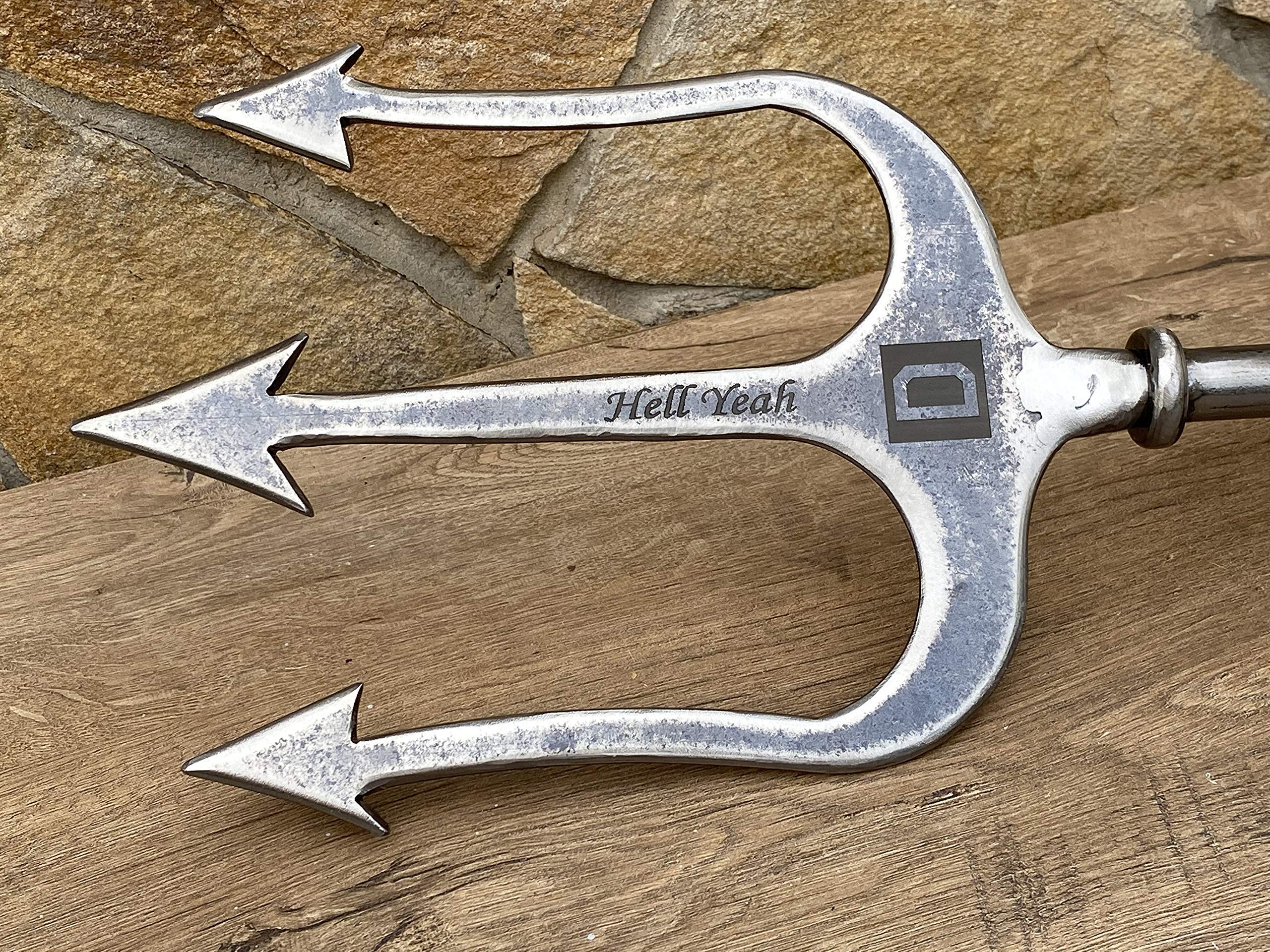 Poseidon Trident & Neptune Trident for Cosplay - Viking Warrior Weapon, Mermaid Costume Accessory - Perfect for Halloween, Cosplay Events, Theater Performances and Fantasy Photography