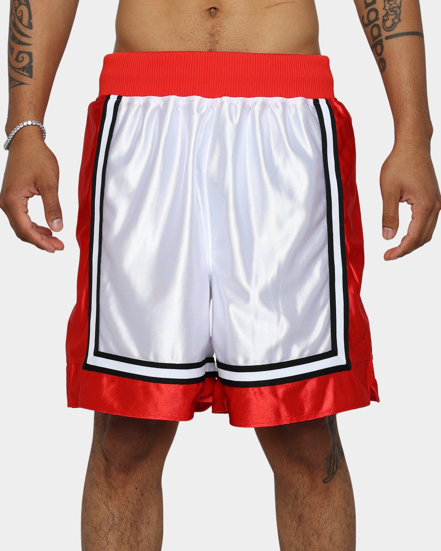19Nine UNLV Legacy Basketball Shorts for Men - White - Comfortable & Breathable for Sports & Casual Wear