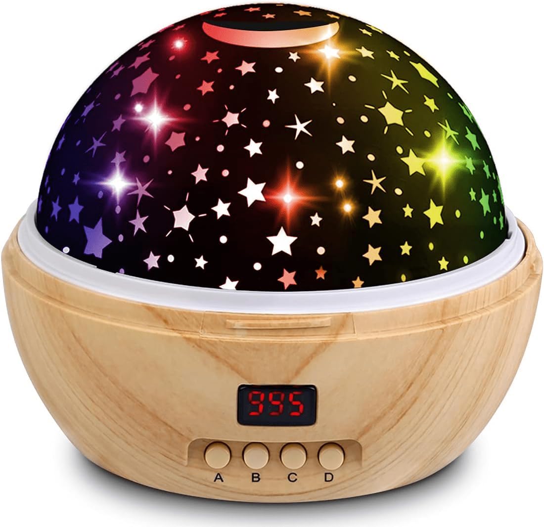 Starry Sky Projector Night Light for Kids & Adults - Rotating Unicorn Galaxy Lamp with Timer, 8 Color Changing LED Nursery Ceiling Light | Perfect for Bedroom Decor, Baby Sleep Aid, Birthday & Christmas Gifts (Boys, Girls, Teens) - Create Magical Nighttime Atmosphere for Relaxation & Dreamy Decor