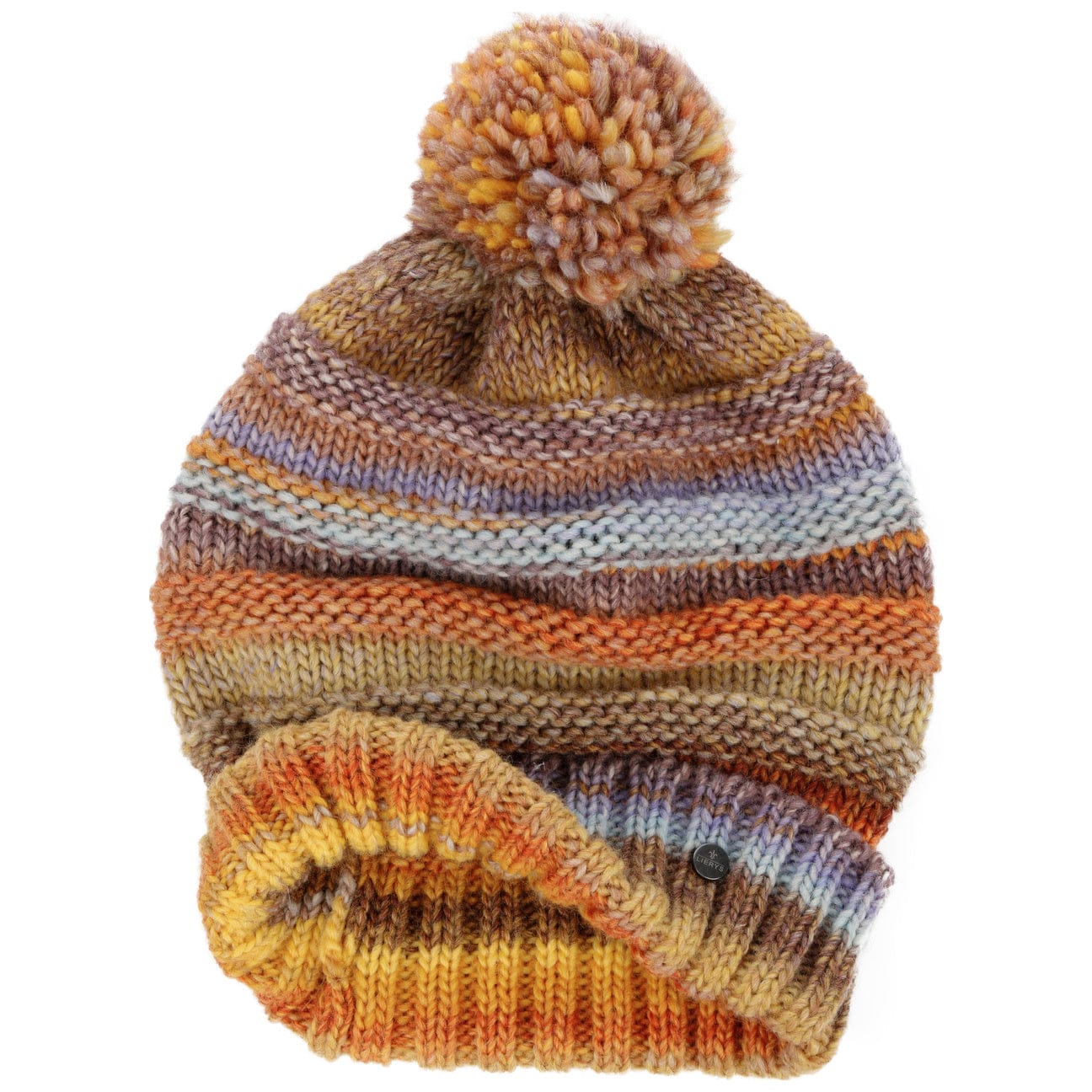 Lierys Faux Fur Pompom Beanie - Soft Winter Knit Hat for Women & Men - Cozy Cold Weather Accessory for Skiing, Snowboarding & Outdoor Activities
