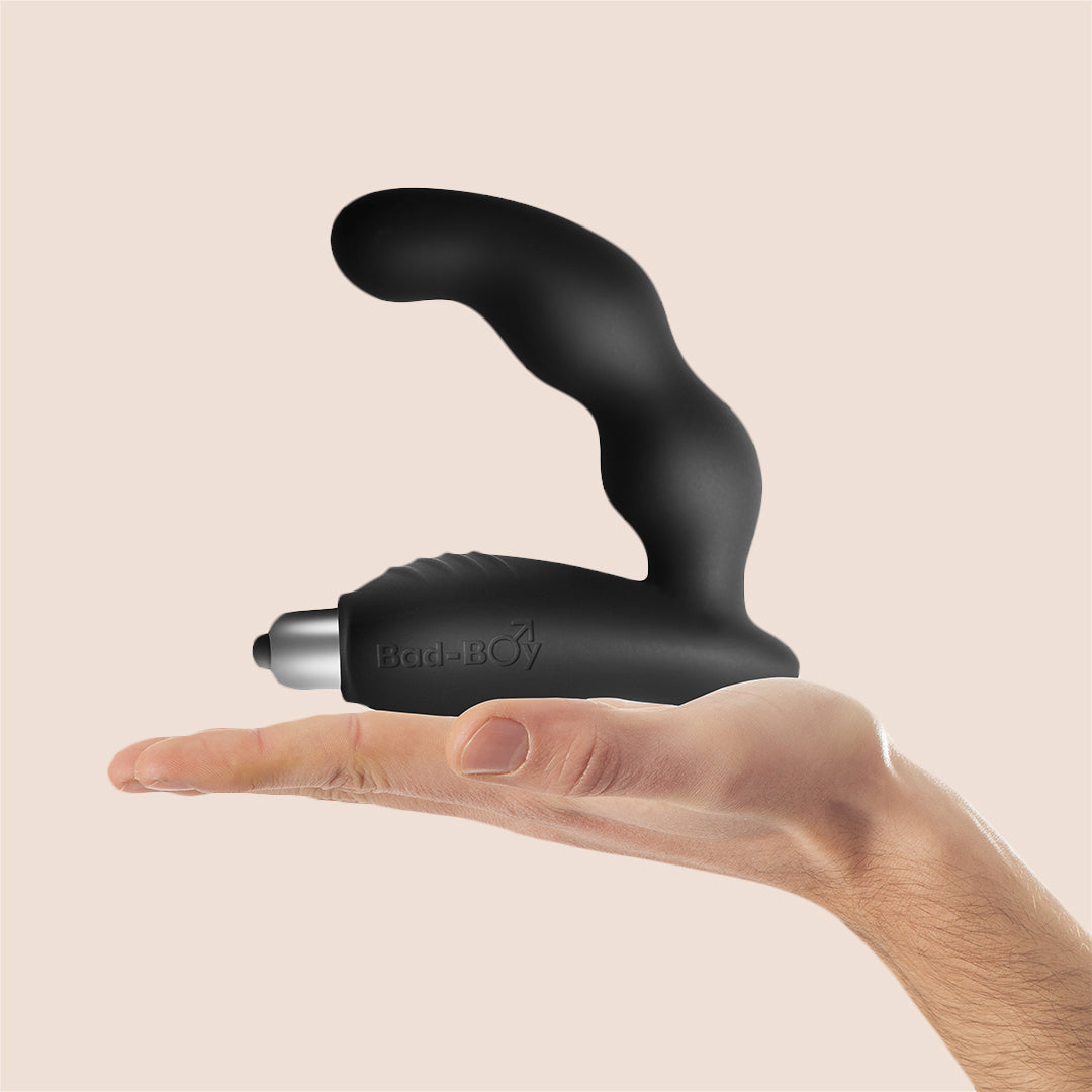 Rocks Off Bad Boy - Powerful Rechargeable Vibrating Prostate Massager for Men | G-Spot & P-Spot Stimulation | Waterproof & Quiet Design | Perfect for Solo Play & Couples Intimacy