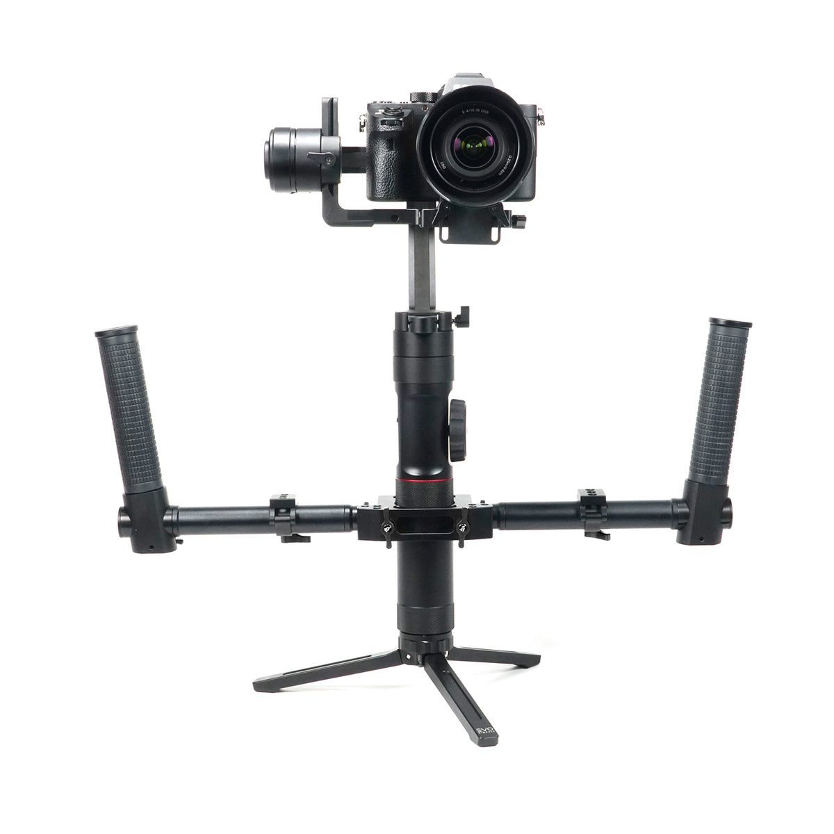 EVO Gimbals Pro Grip Dual Handle Kit for DSLR Camera Stabilizer - Professional 2-Hand Grip System for Smooth Video Shooting, Vlogging & Filmmaking