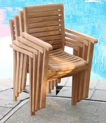 Premium Grade-A Teak Wood 10-Piece Dining Set - 117