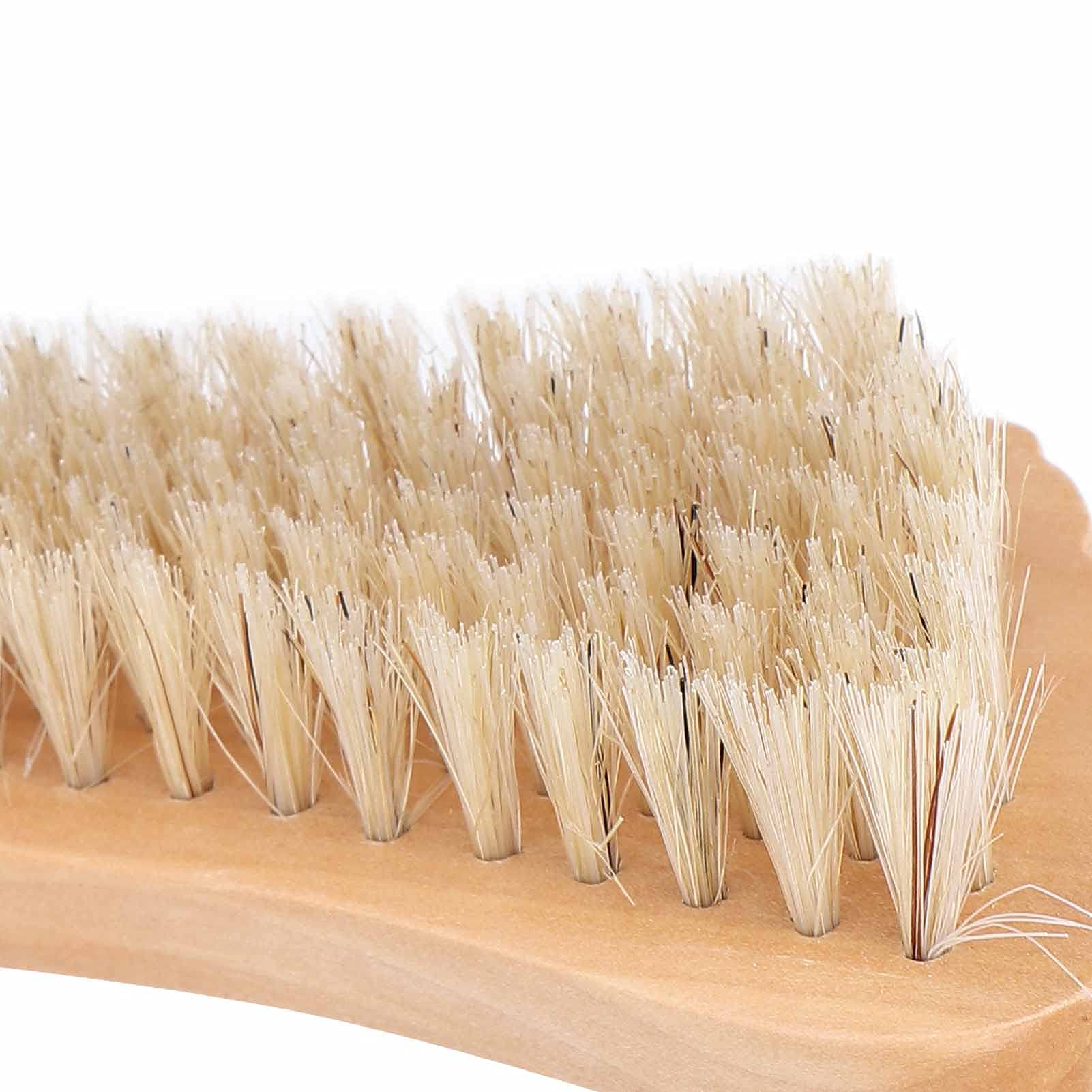 Wooden Nail Scrub Brush - Portable Manicure & Pedicure Tool for Salon & Travel