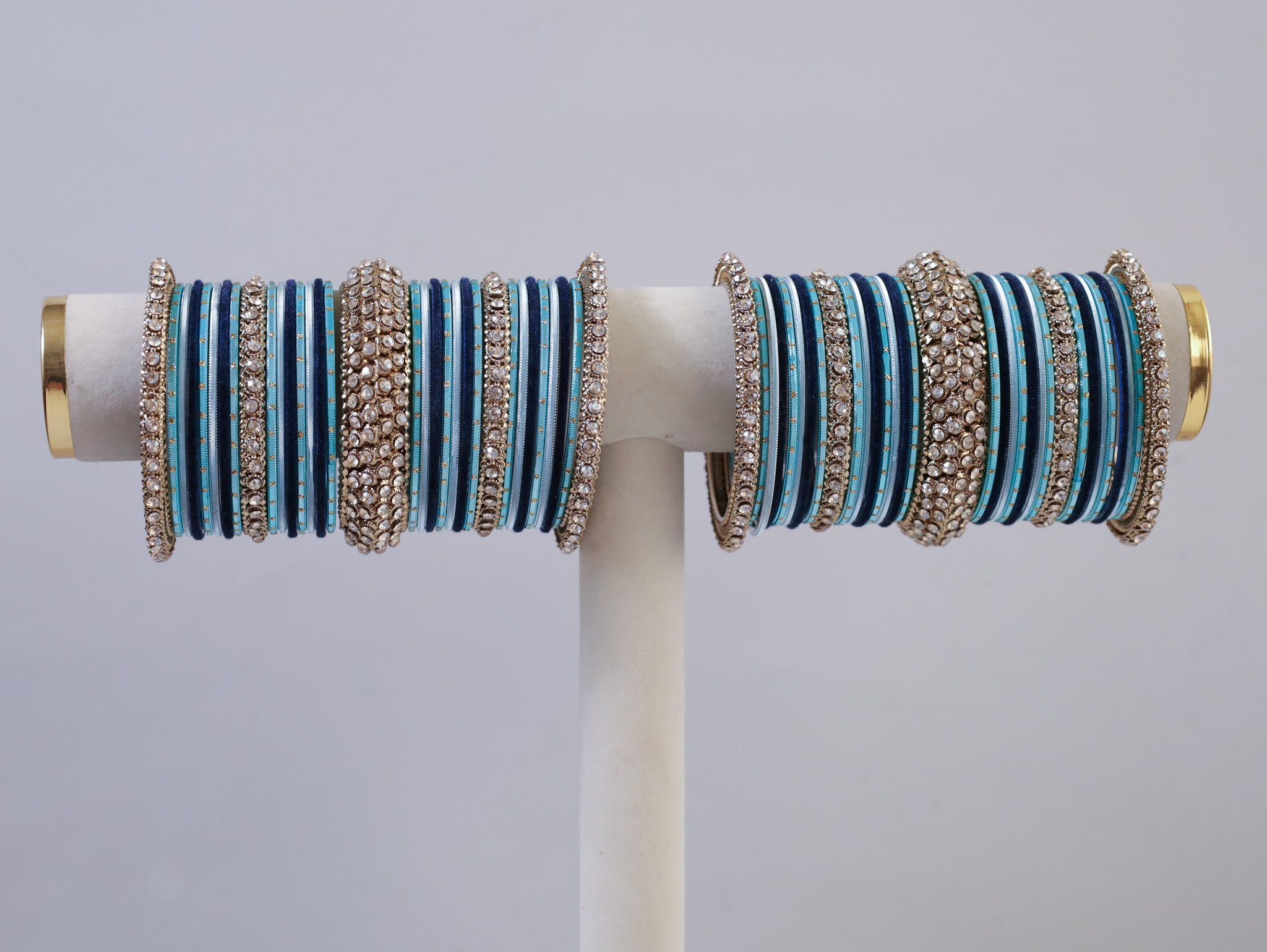 Afina Bangles - 2 Hand Set | Elegant Beaded Bracelets for Women | Perfect for Parties, Weddings & Everyday Wear