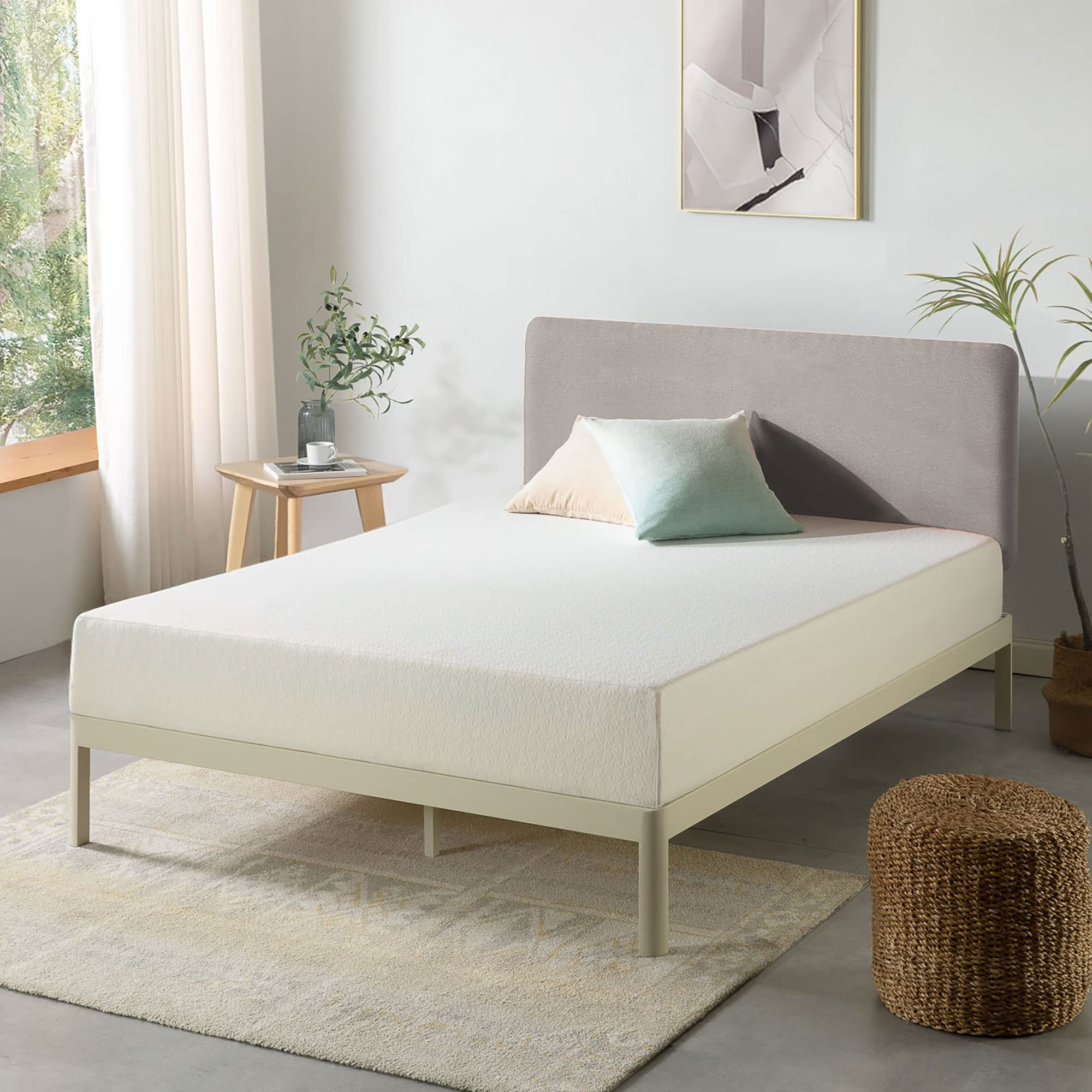 Best Price 8 Inch Twin Mattress in a Box - Green Tea Infused Memory Foam for Cool Sleep & Pressure Relief - Perfect for Kids Rooms, Guest Beds & Small Spaces
