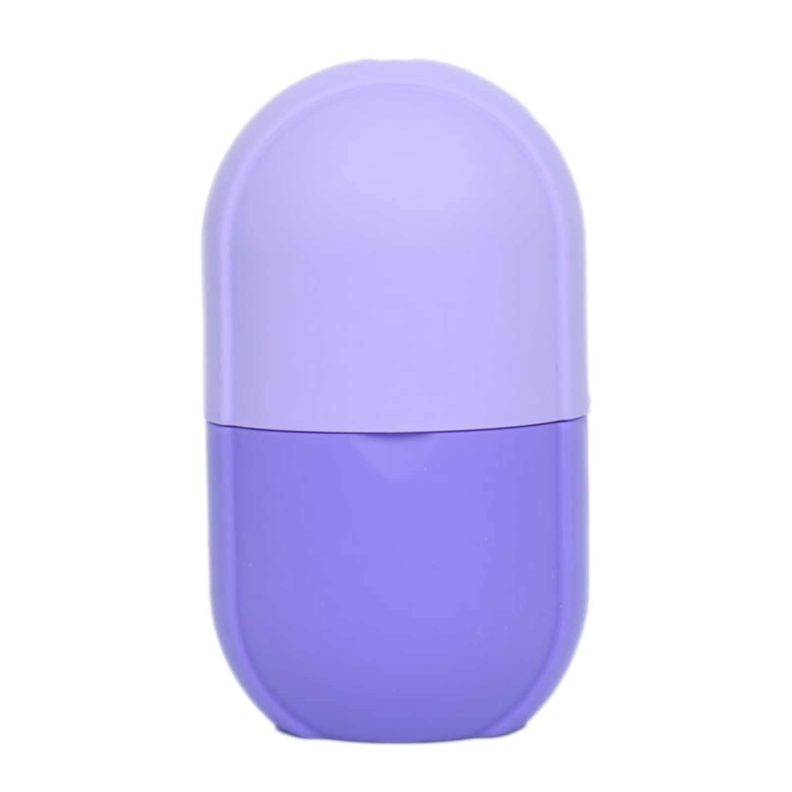 **Purple Ice Roller for Face & Eye Massage - Ergonomic Silicone Facial Ice Roller to Reduce Wrinkles & Puffiness - Skin Care Tool for Glowing Skin - Perfect for Morning Routine & Post-Workout Recovery**