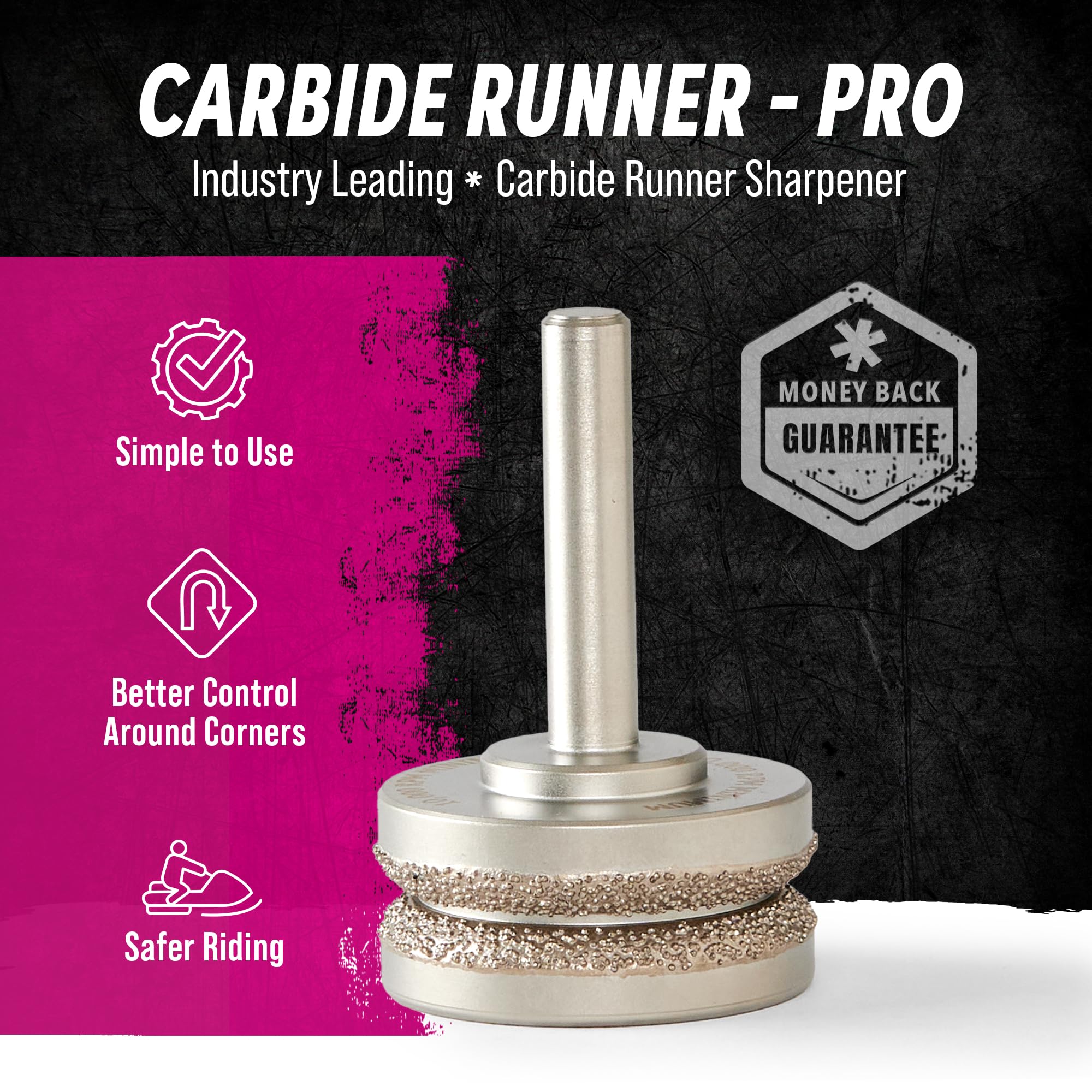 Professional Carbide Runner Sharpening Tool - High-Performance Skate Blade Sharpener for Ice Skates & Hockey Skates - Perfect for Athletes, Coaches & Ice Rink Maintenance