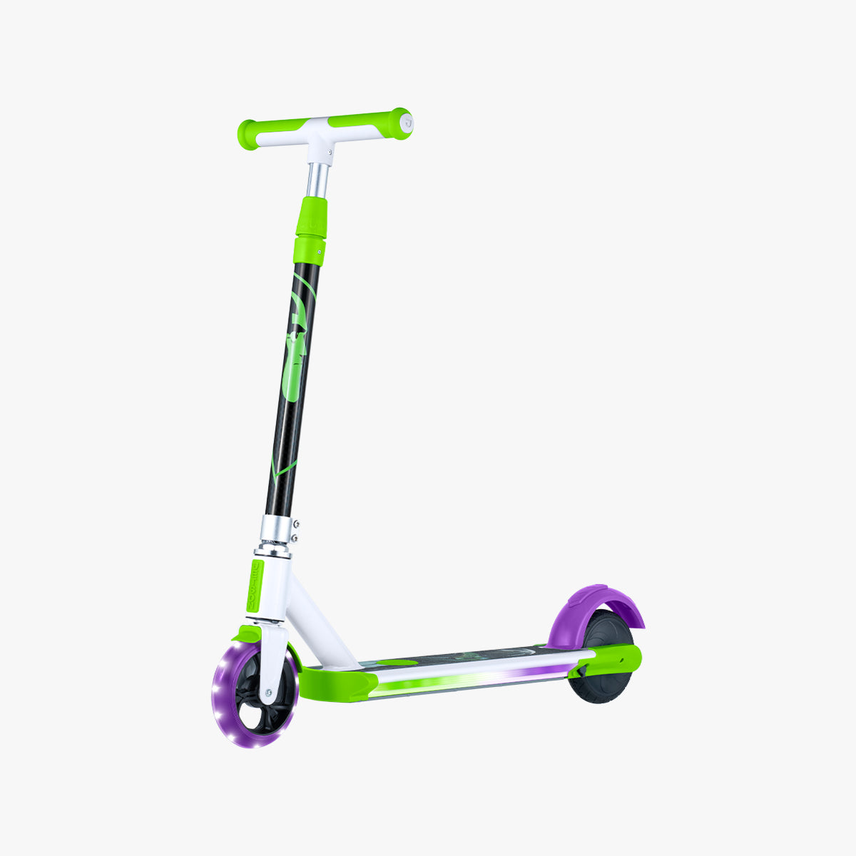 Disney Buzz Lightyear Kids' Electric Scooter - 3 Wheel LED Light Up Scooter for Boys & Girls Ages 5-12 | Perfect for Outdoor Play, Commuting to School & Neighborhood Adventures