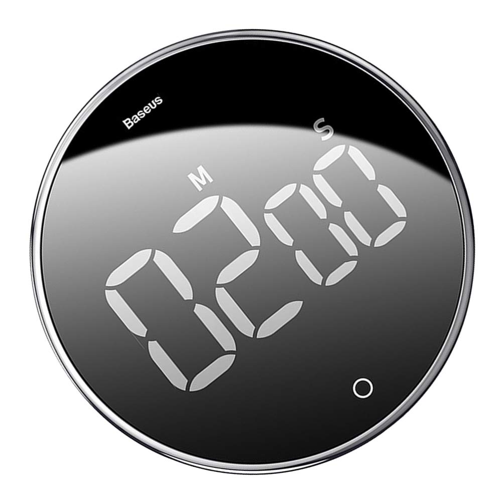 FOMIYES Kids Digital Alarm Clock with Magnetic Countdown Timer - Electronic Fitness Clock for Bedroom, Study & Gym - Easy-to-Use Rotating Display for Children's Room Decor