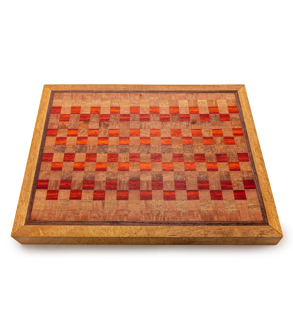 Premium Mango Wood Cutting Board with Inlaid Design - Durable & Stylish Kitchen Essential for Chopping, Serving & Decor