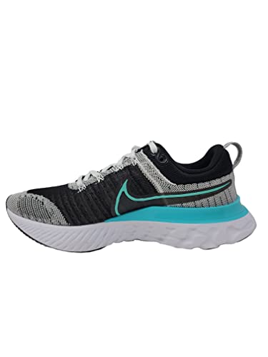 White/Aurora Green-black