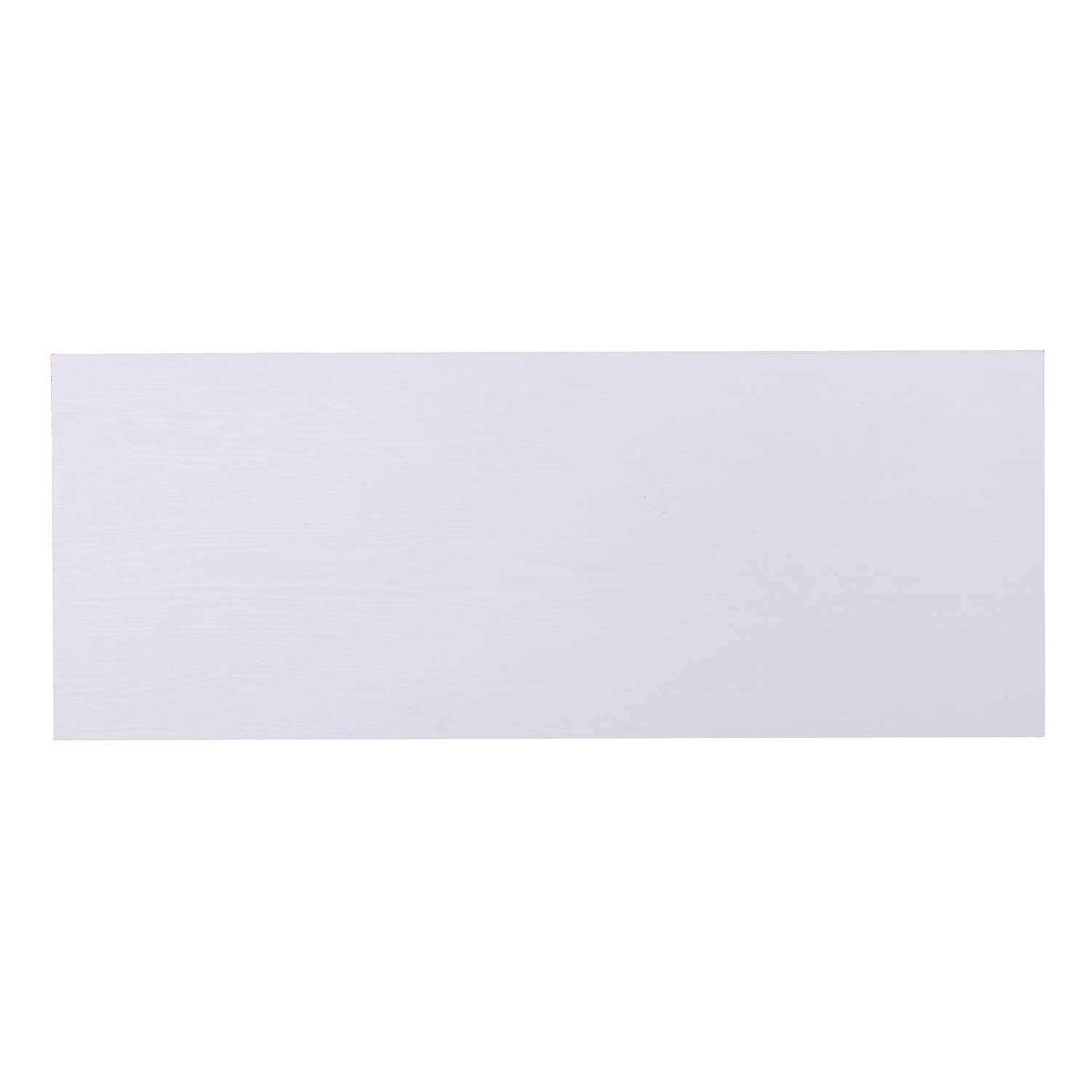 SEI Furniture Low Profile TV Stand for Flat Screen TVs - Modern White Entertainment Center for Living Room, Bedroom & Home Theater
