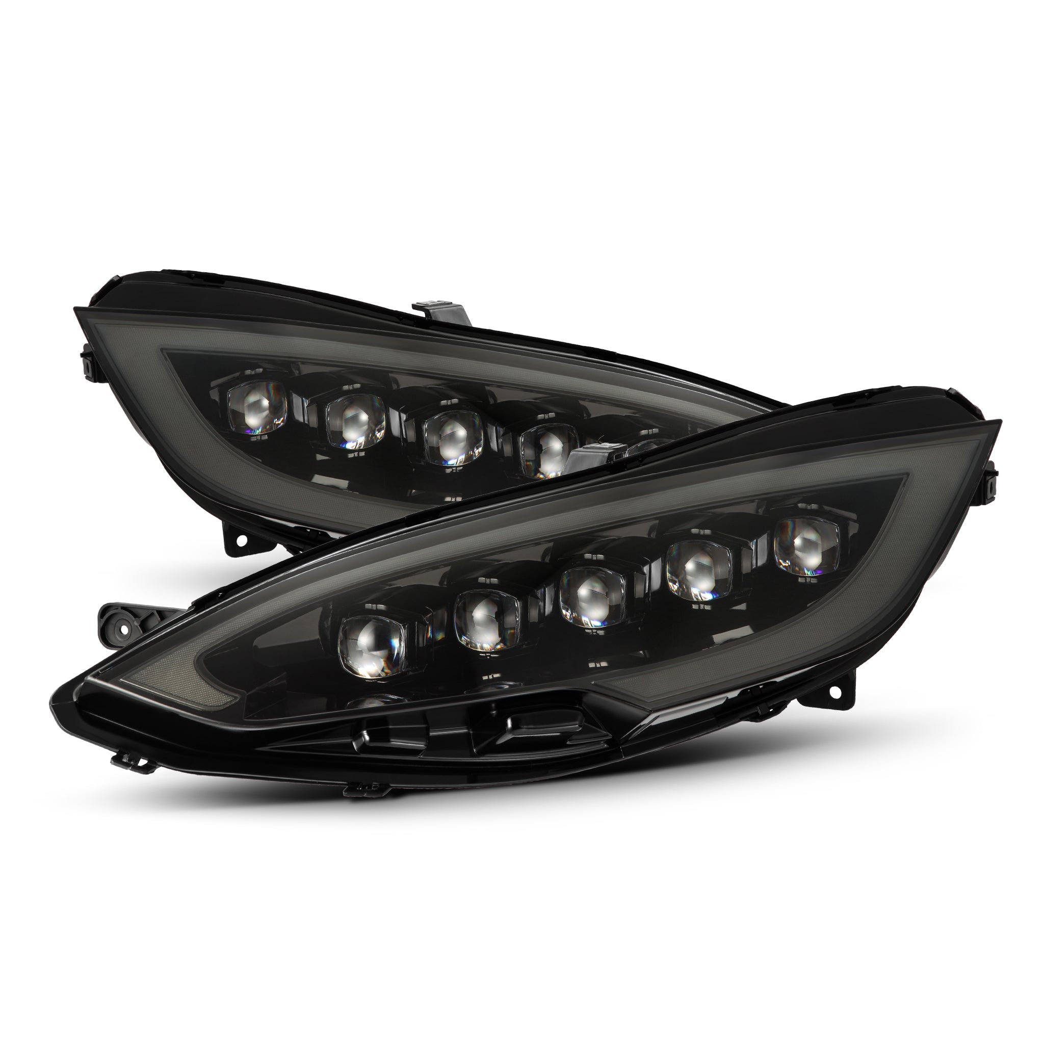 Tesla Model S NOVA Series LED Projector Headlights (Alpha Black) - High Performance Lighting Upgrade for Night Driving & Enhanced Visibility