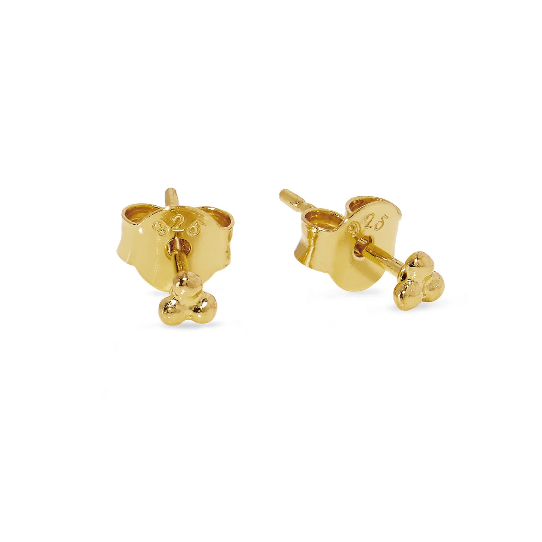 Micro Dot Studs Gold Earrings - Minimalist Tiny Gold Stud Earrings for Women - Perfect for Everyday Wear, Work, and Special Occasions