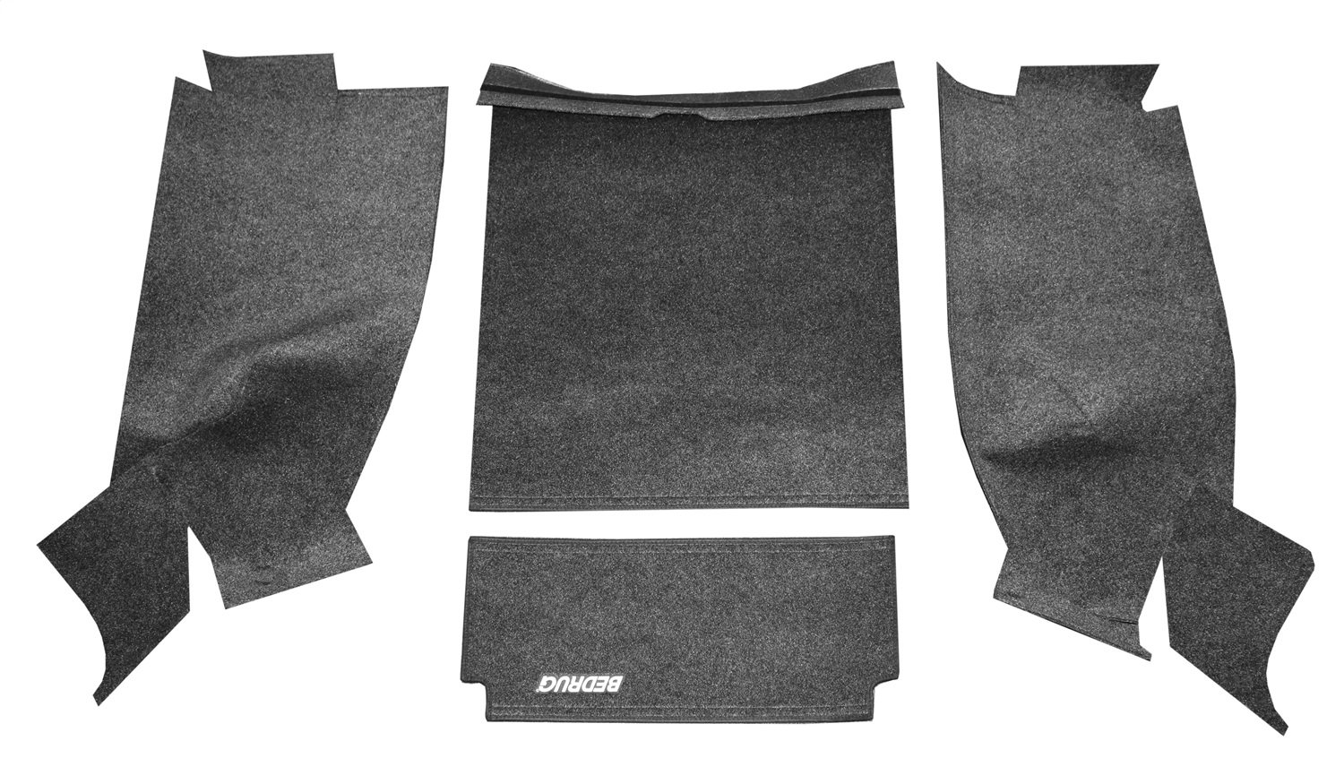BedRug Jeep Wrangler YJ Rear Cargo Liner Kit (1987-1995) - 4-Piece Set with Tailgate & Cargo Protection | Durable All-Weather Floor Mat for Off-Roading, Camping & Outdoor Adventures