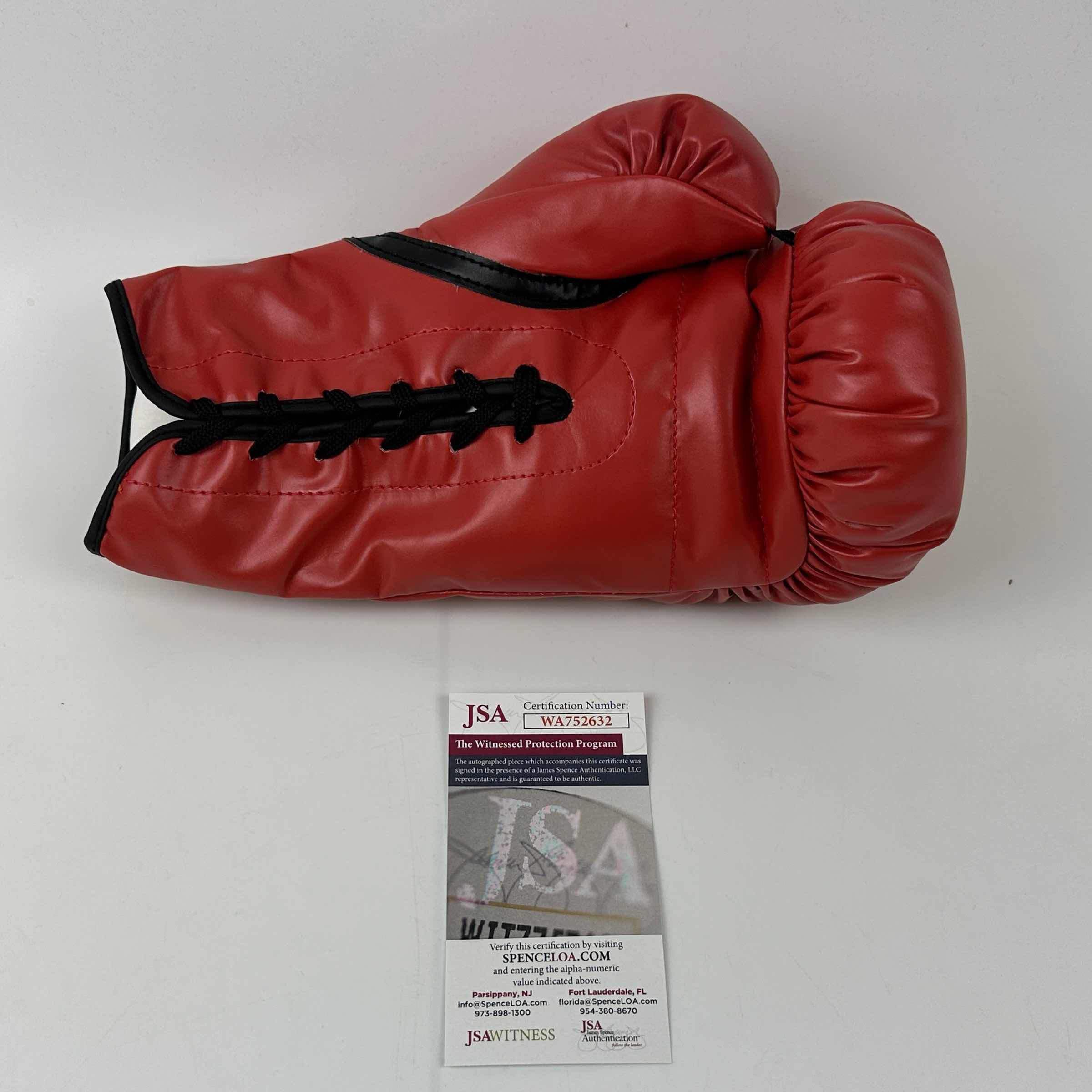 Authentic Autographed Jake Paul Red Everlast Boxing Gloves with JSA COA - Collectible Memorabilia for Boxing Fans & Sports Enthusiasts - Perfect for Display, Gifts, and Investment