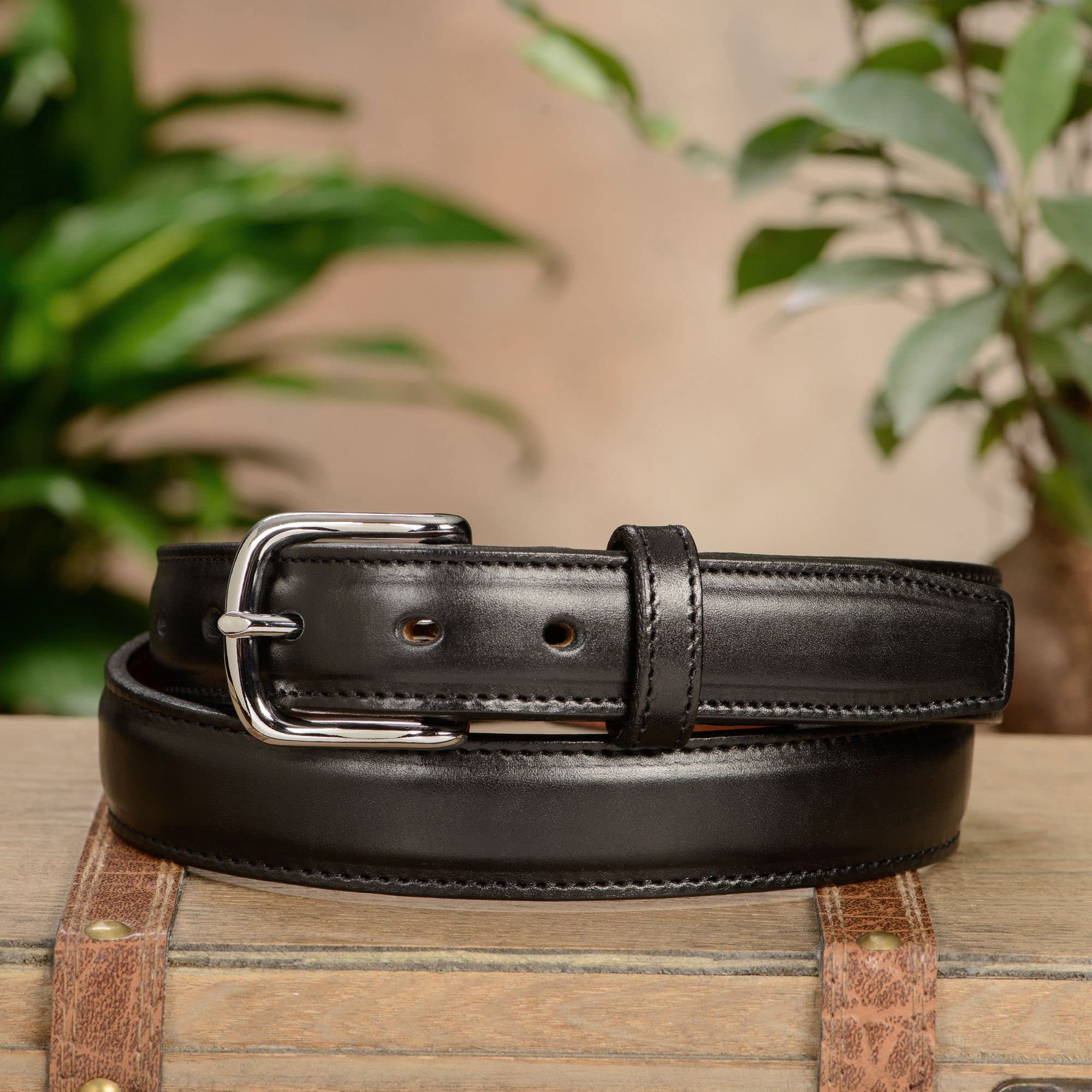 Premium Bullhide Leather Belt for Men - 1.25