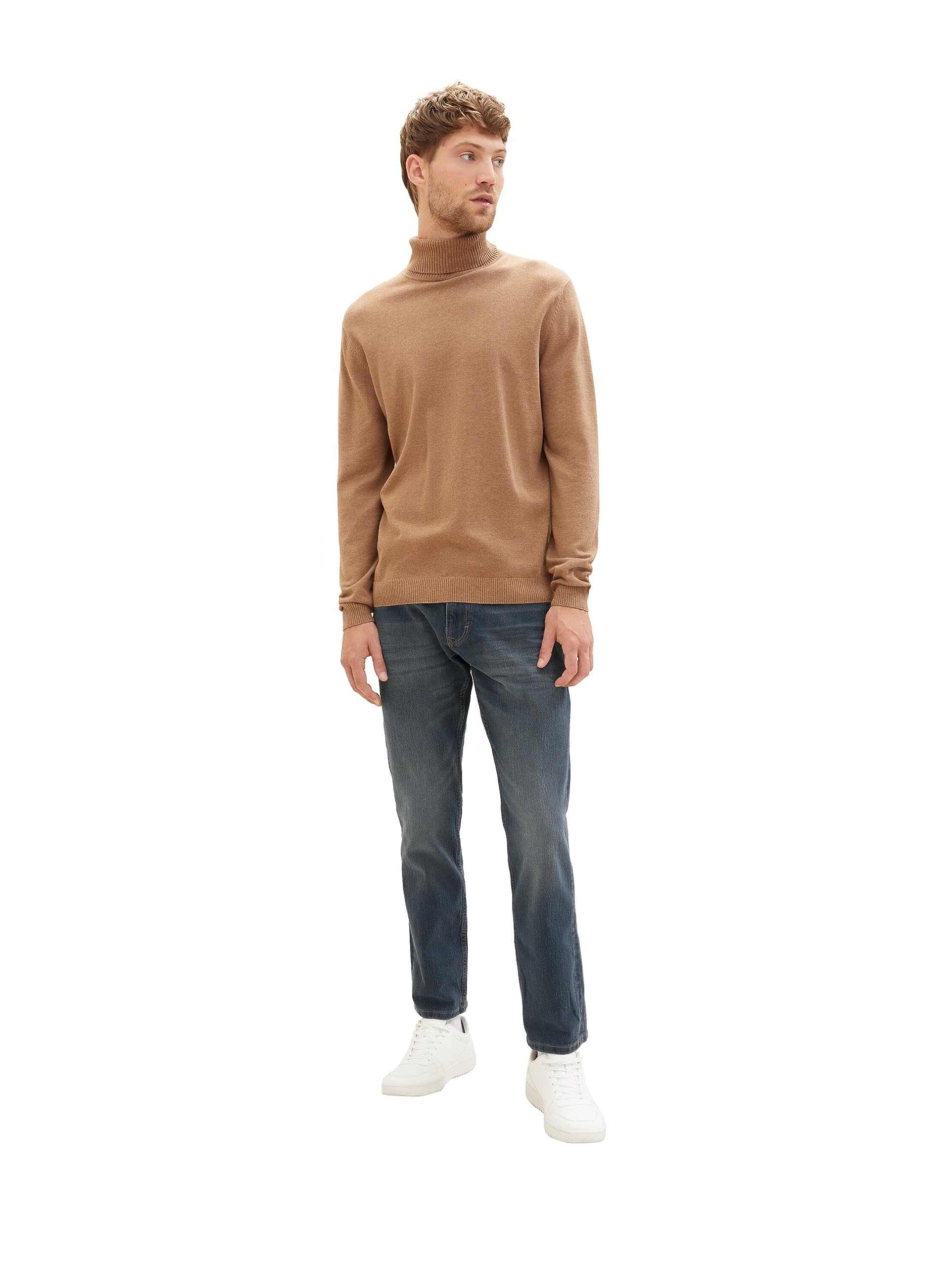 TOM TAILOR Men's Marvin Straight Fit Jeans - Classic Denim Pants for Casual Wear & Everyday Comfort