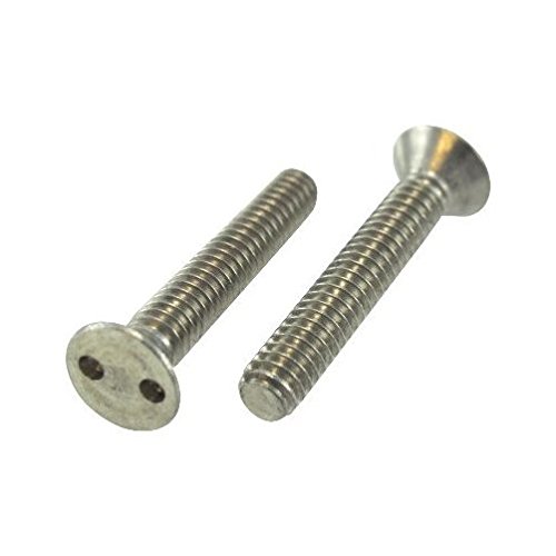 10/24 x 2 Inch Stainless Steel Flat Head Machine Screws - Box of 100 - Perfect for Automotive, Machinery & DIY Projects