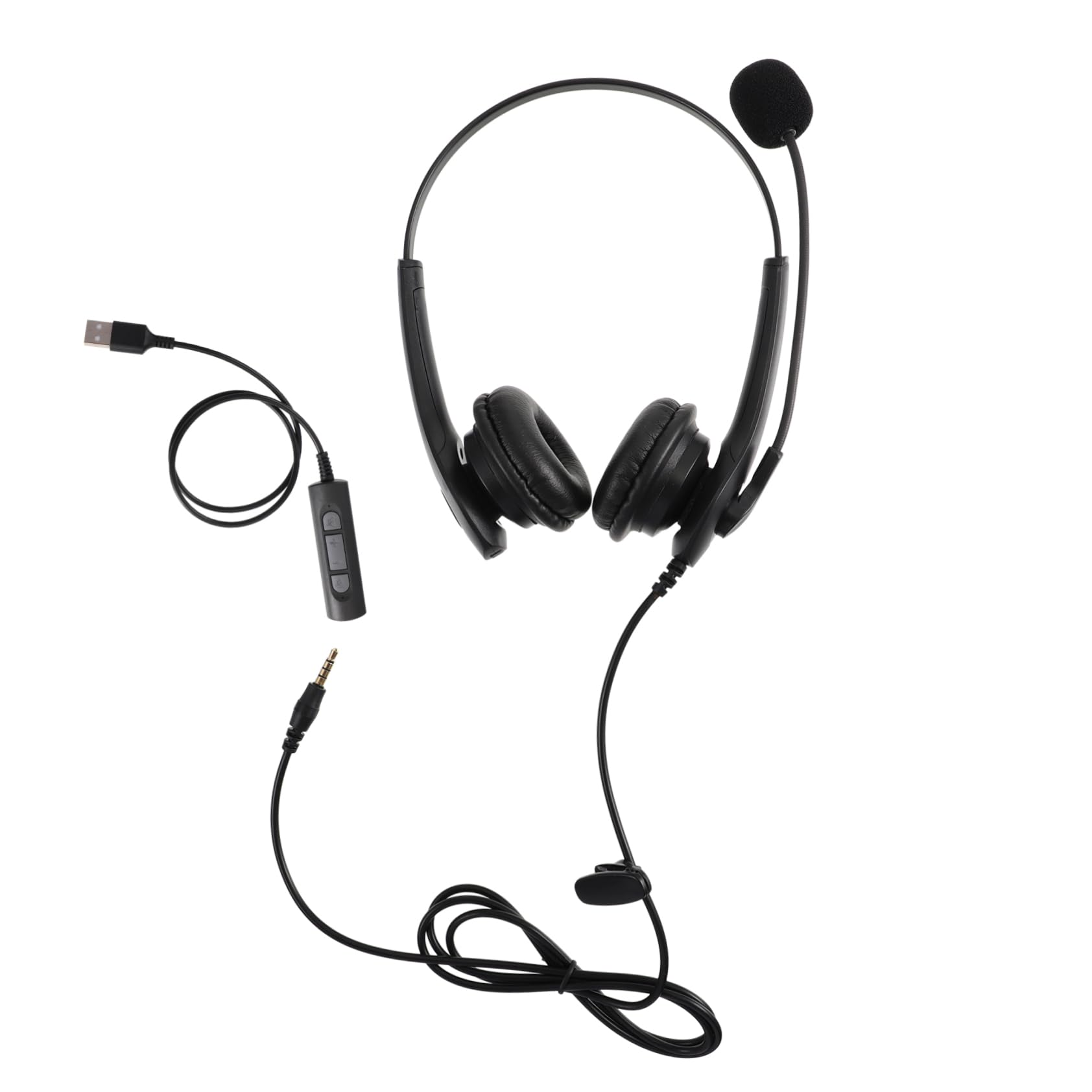Homoyoyo Wired Headphones with Microphone & In-Line Controls - Noise Isolating Earphones for Gaming, Music & Calls - Durable ABS Cord for Office, Travel & Daily Use