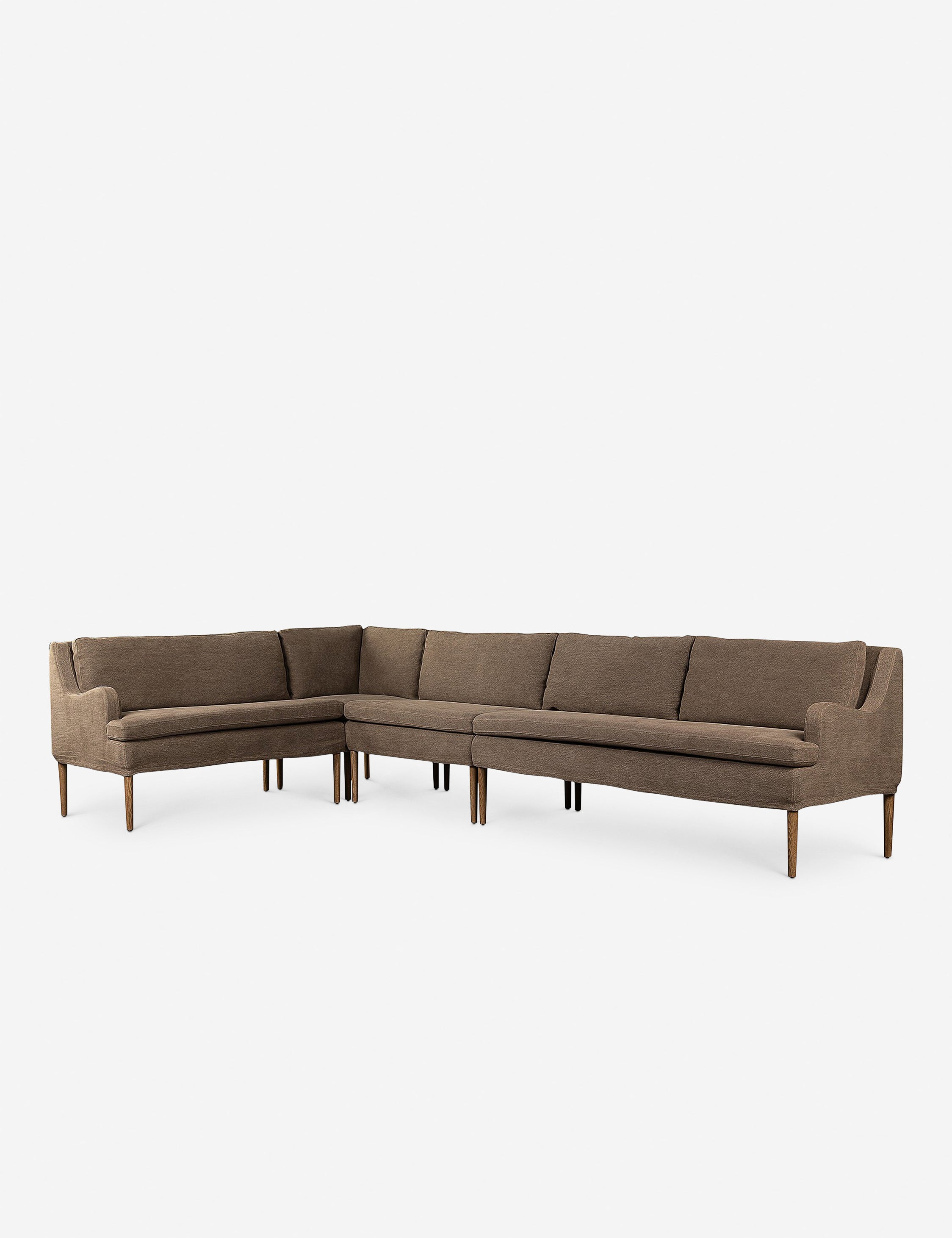 Aurelia Dining Banquette by Amber Lewis x Four Hands - Modern Upholstered Bench for Dining Room, Kitchen Nook & Entryway - Stylish Seating Solution for Home Decor