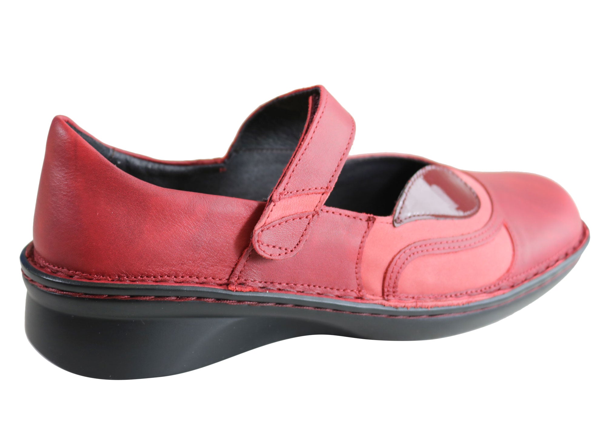 Naot Conga Women's Comfort Supportive Wide Fit Leather Mary Jane Shoes - Perfect for Work, Travel & Everyday Wear