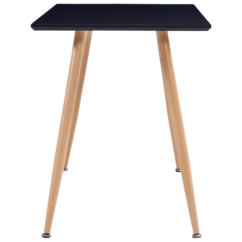 Industrial Dining Table with Sturdy Metal Frame - 47.2