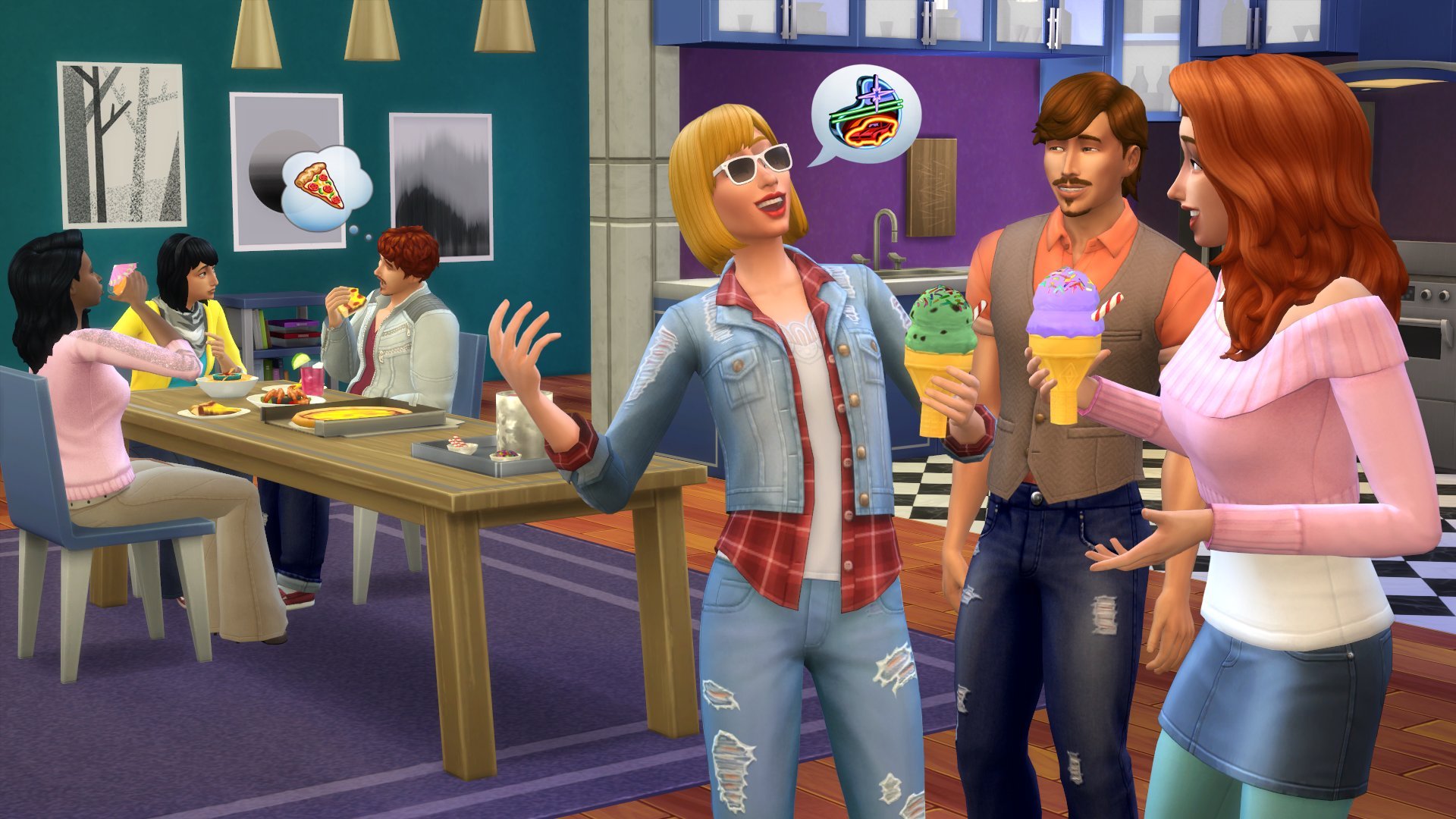 The Sims 4 Cool Kitchen Stuff Expansion Pack - Digital Download for PC (Origin Game Code) | Upgrade Your Virtual Cooking & Home Decor Experience