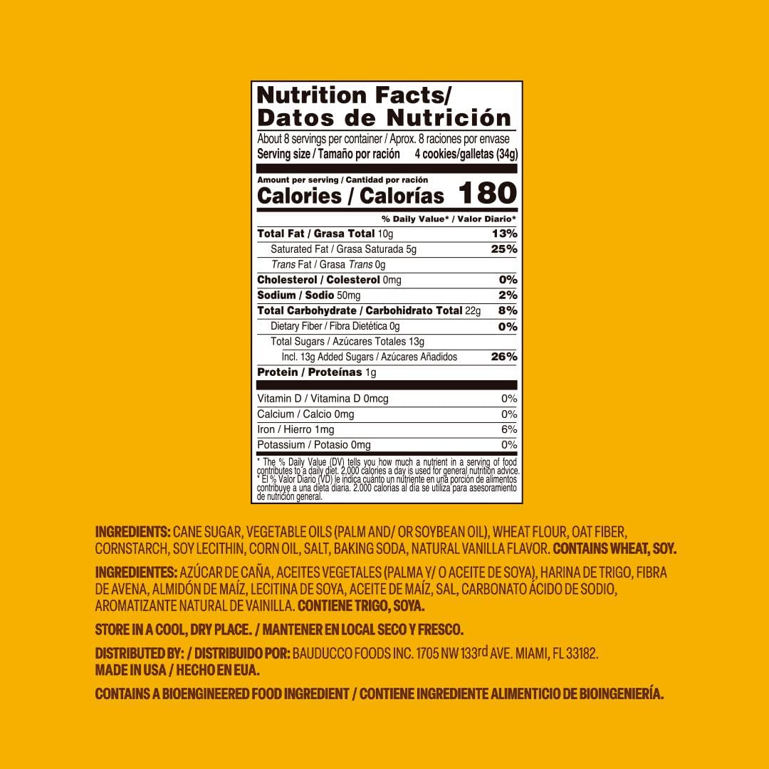 Bauducco Vanilla Wafers - Crispy Wafer Cookies with 3 Layers of Vanilla Cream - Sweet Snack or Dessert - 5.0 oz (Pack of 1) - Perfect for Tea Time, Office Snacks & Party Treats