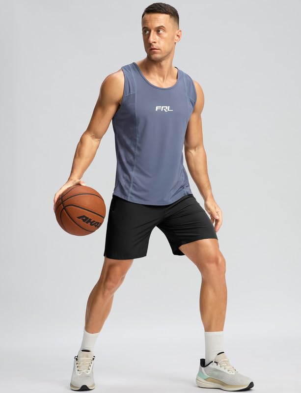 Men's 7'' Workout Shorts with Zipper Pockets - Lightweight Quick-Dry Athletic Running Gym Shorts for Men | Perfect for Training, Jogging & Outdoor Activities