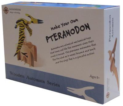 DIY Pteranodon Wooden Model Kit - 3D Puzzle Flying Dinosaur for Adults & Kids - STEM Educational Toy for Home Decoration & Science Projects